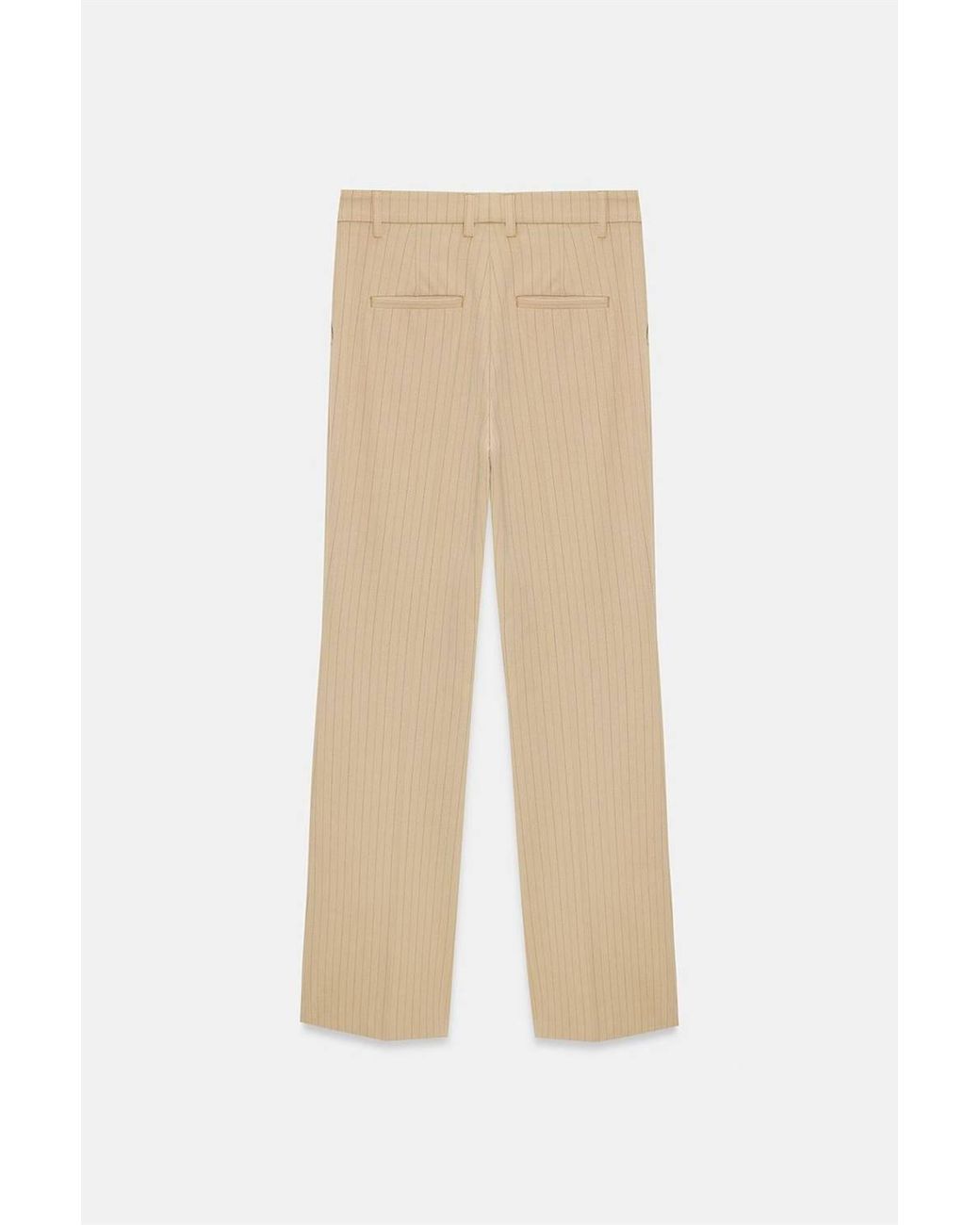 Dilvin Yellow High-Waist Wide-Leg Trousers