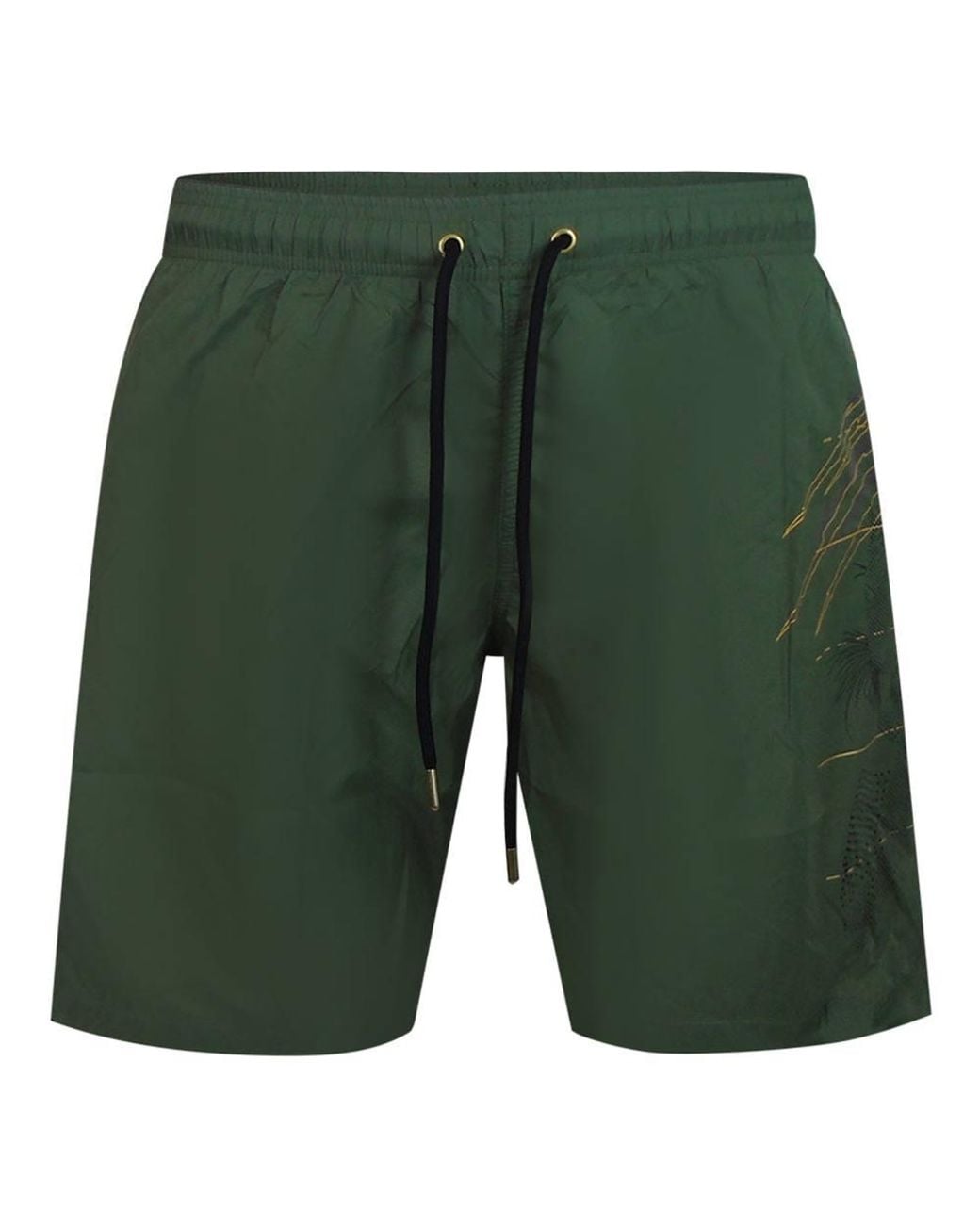 Philipp Plein Green Swimming Shorts for men