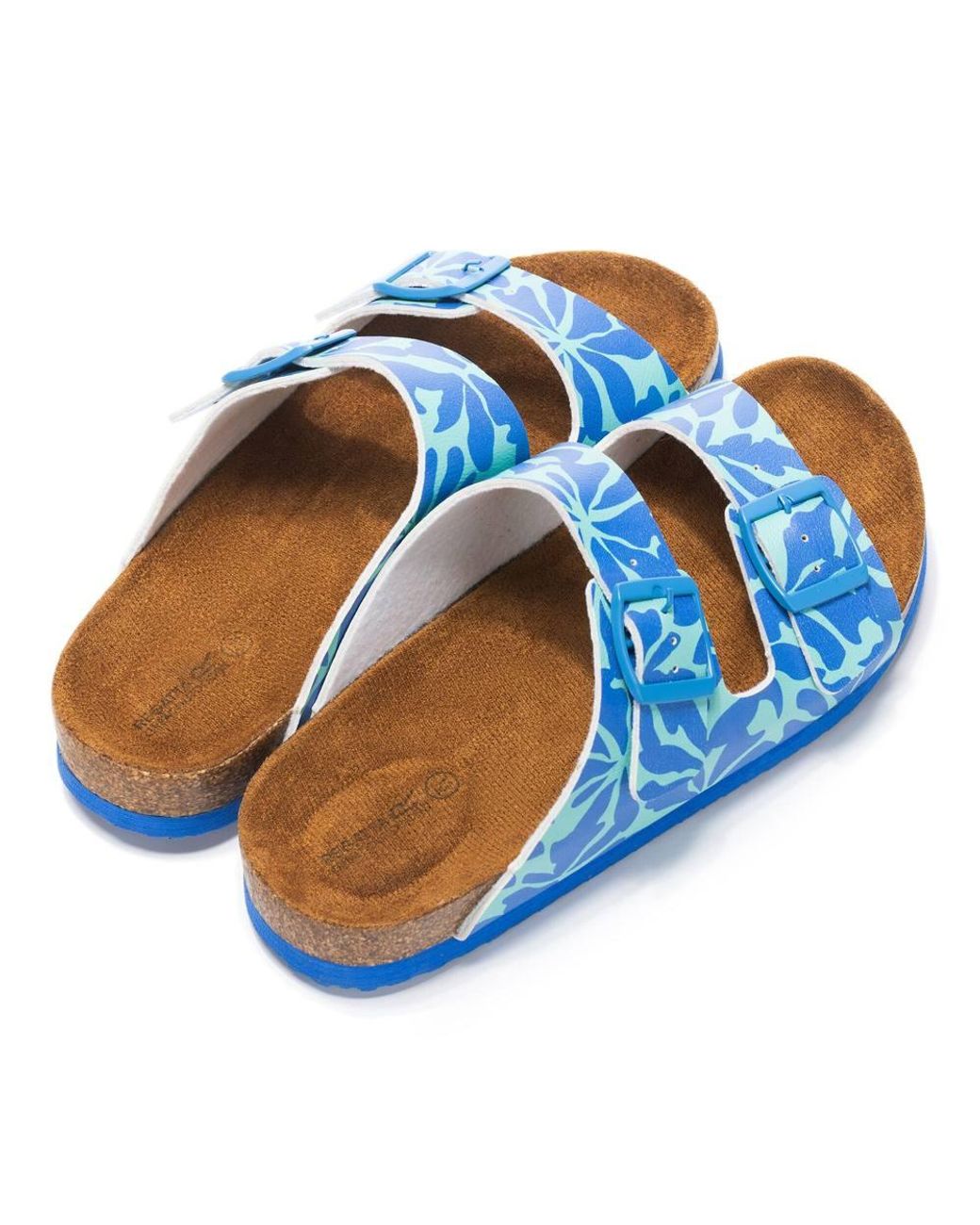 Regatta Blue Mia Double Buckle Sandals