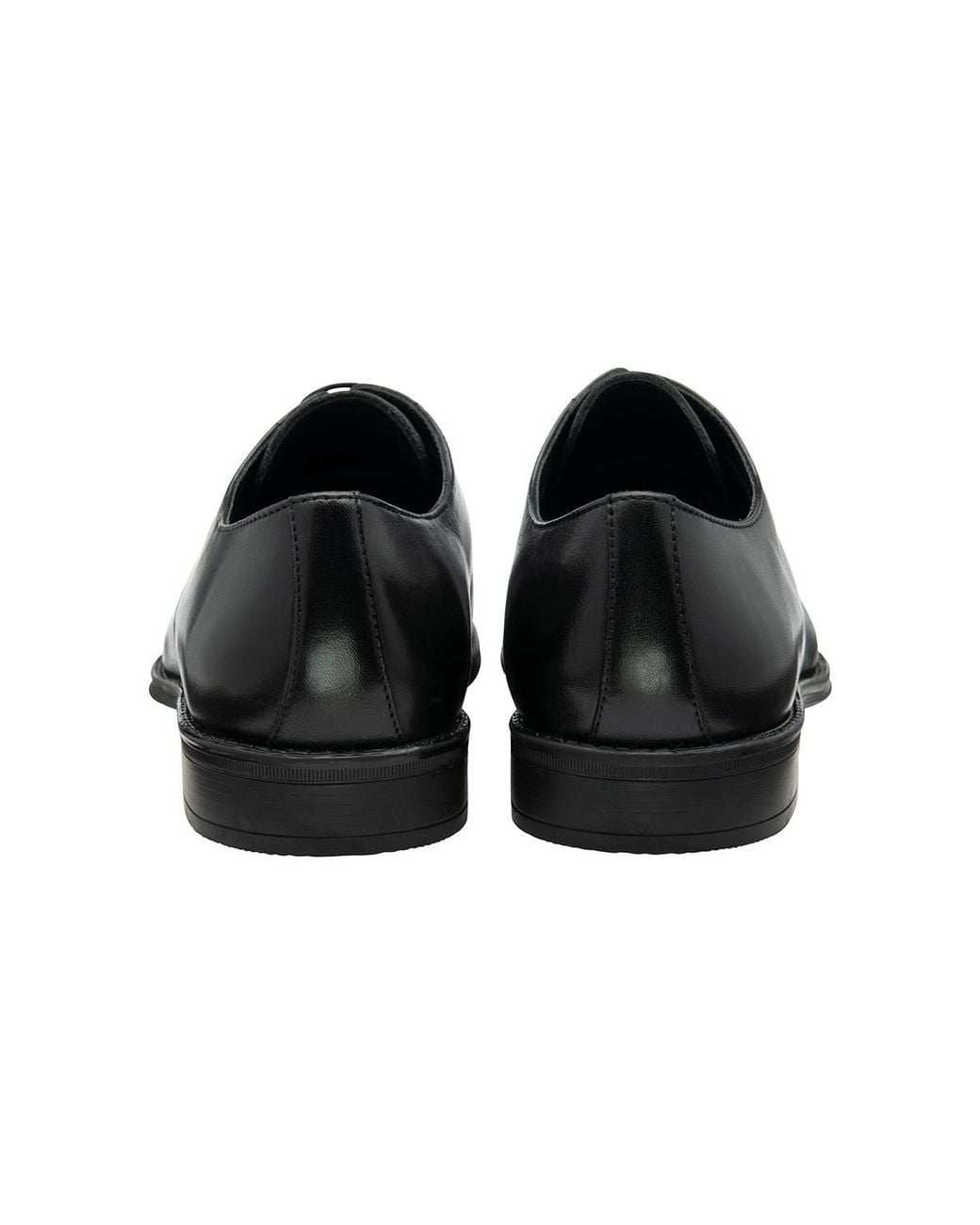 Lotus Black 'Ripon' Leather Lace-Up Shoes for men