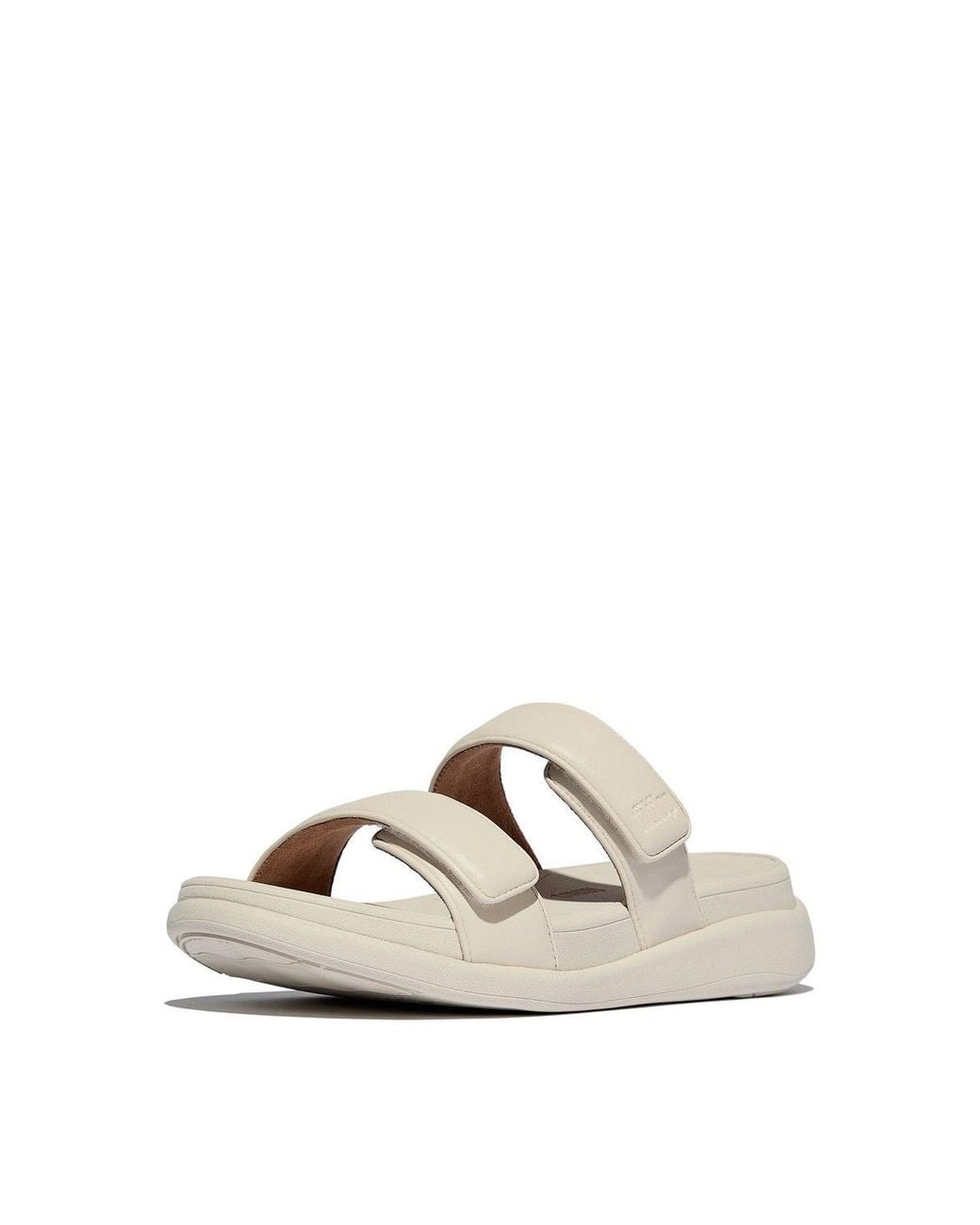 Fitflop White F-Mode Go Sandals
