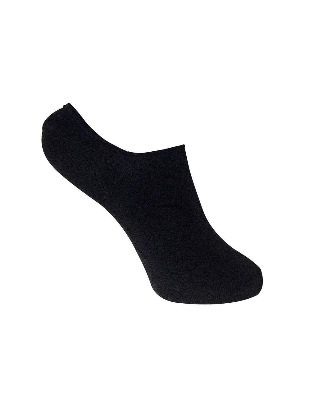Sock Snob Black 6 Pack Anti Sweat Bamboo Liner Ankle Socks With Grips