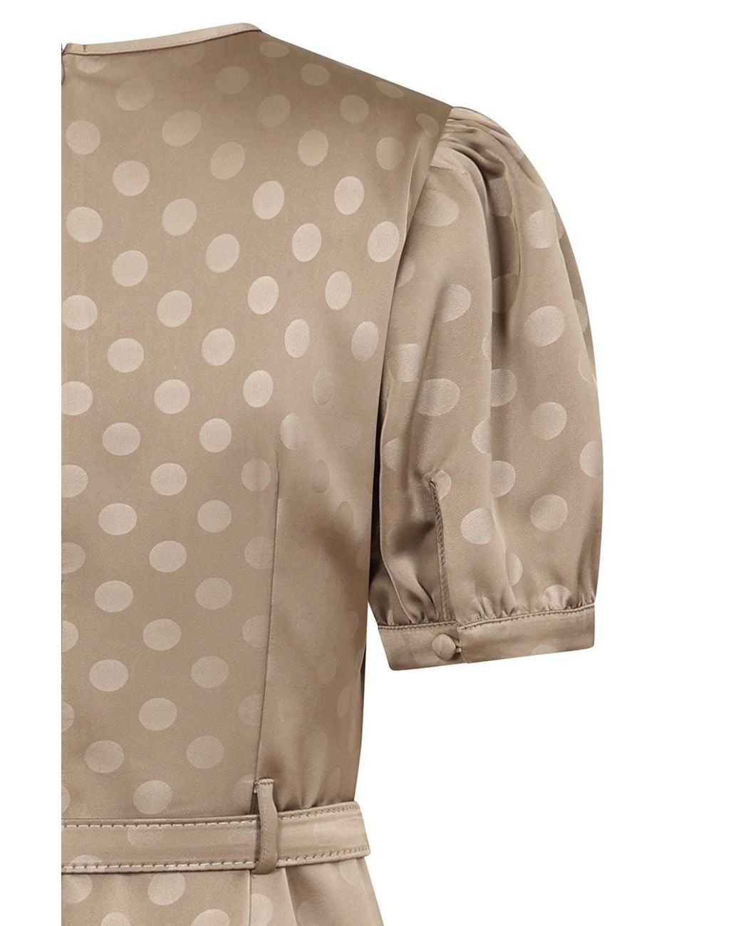 Banned Retro Natural Iris Polka Dot Dress