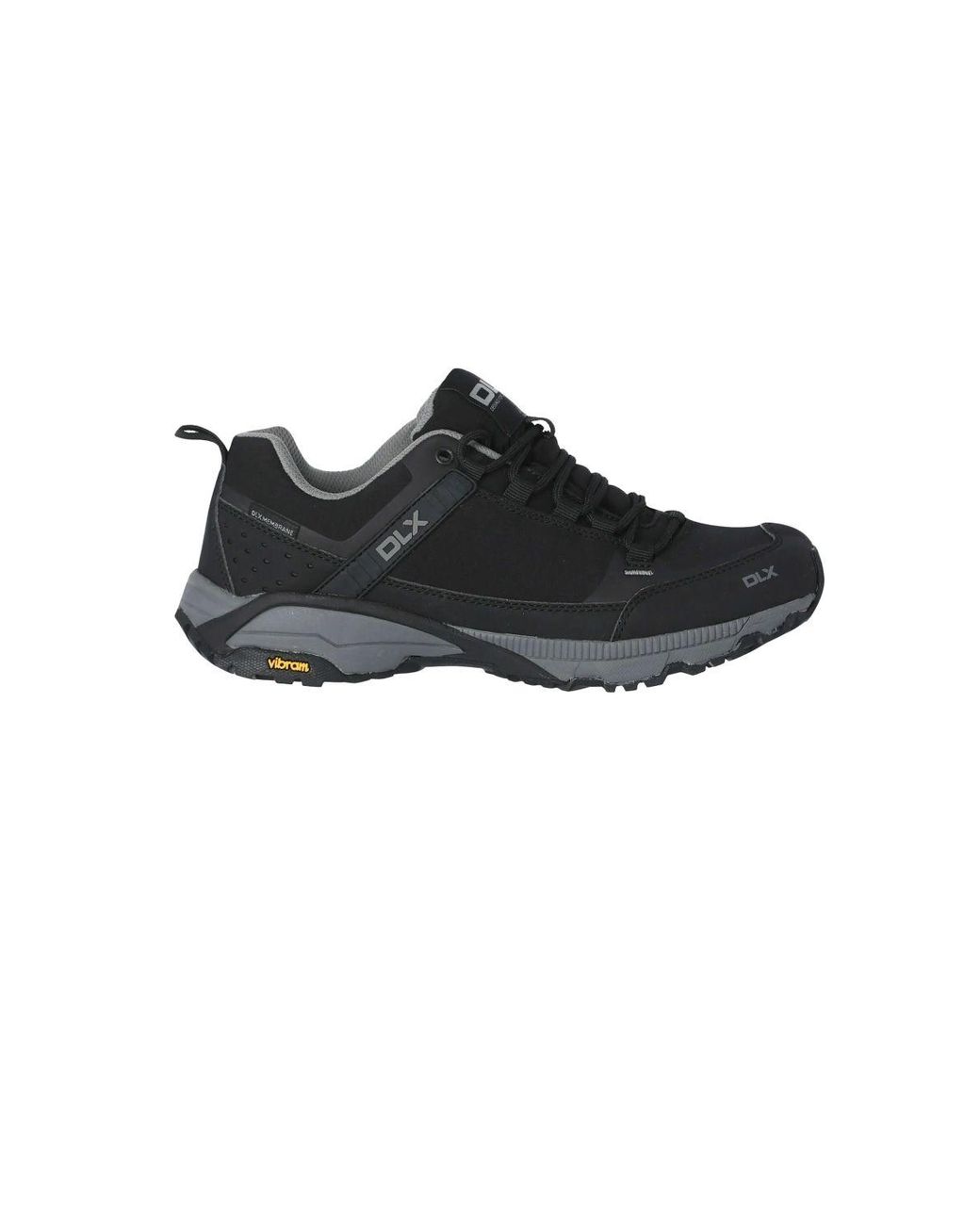 Trespass Black Magellan Dlx Lightweight Low Cut Trainers for men