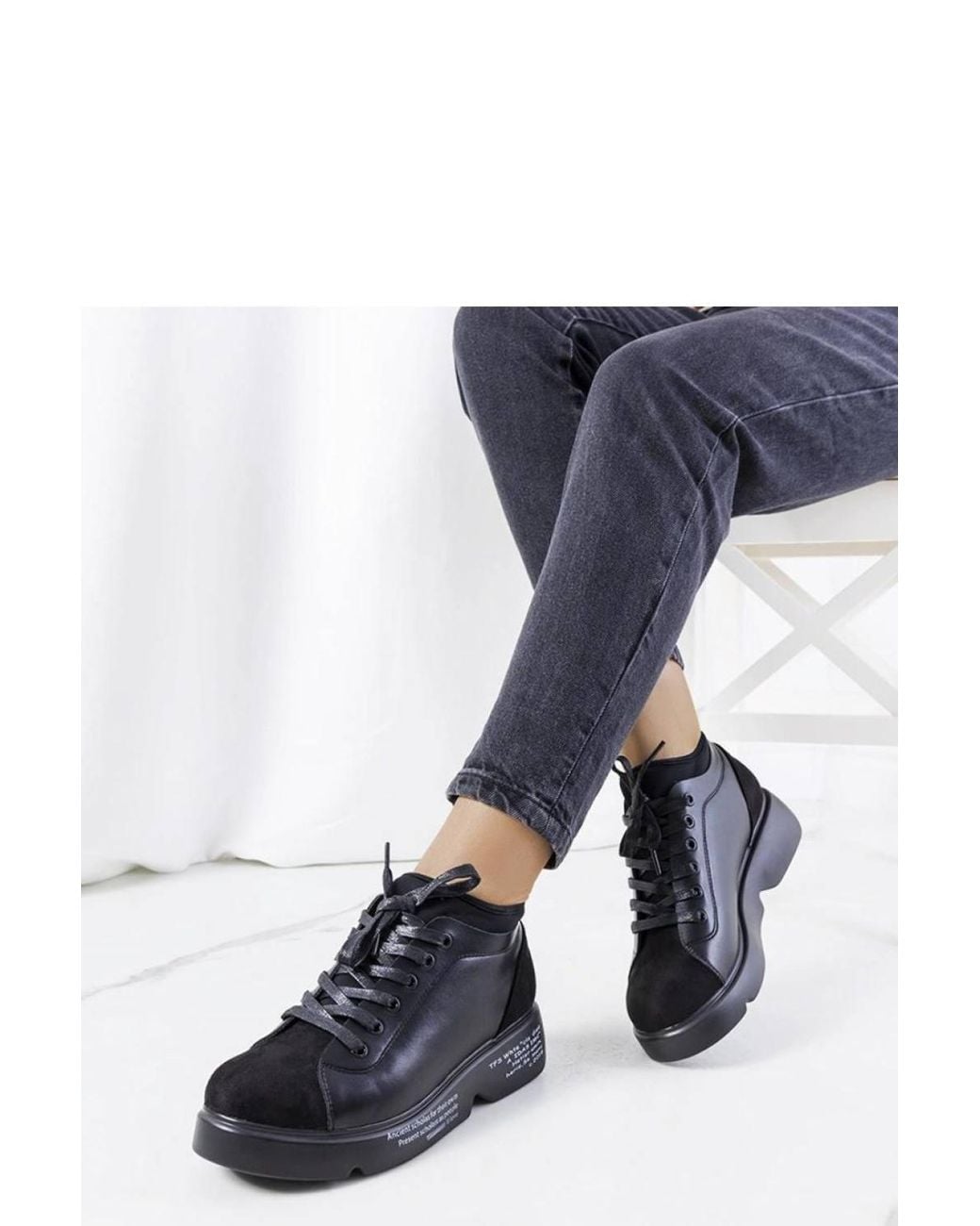 Love Lace Blue Ambly High Sole Sneakers Stylish Comfortable Summer Everyday