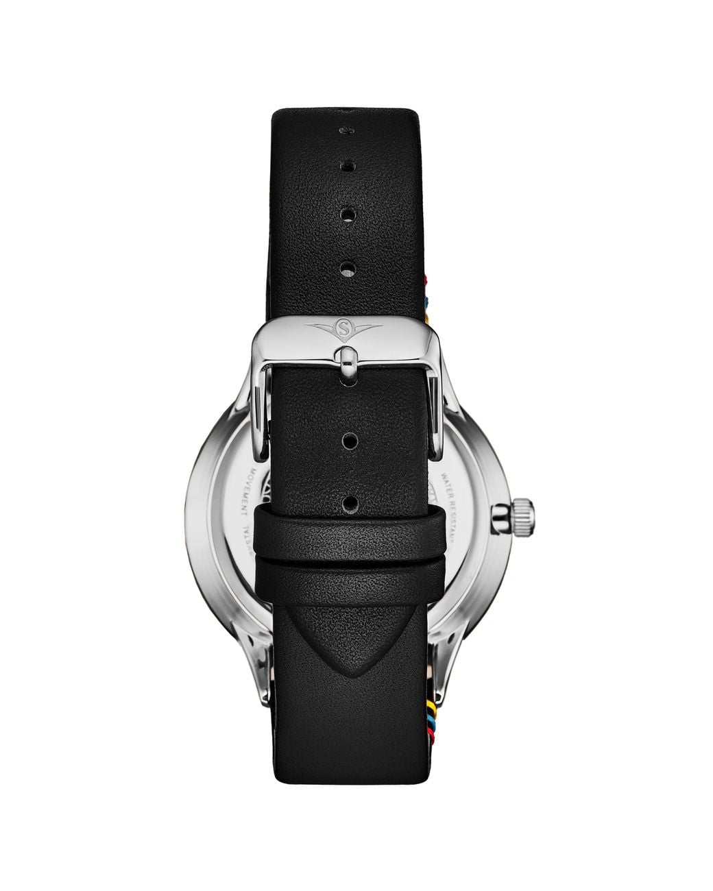 Stuhrling Black Romania 4026 Dress Watch Quartz 42Mm Case Leather Strap for men