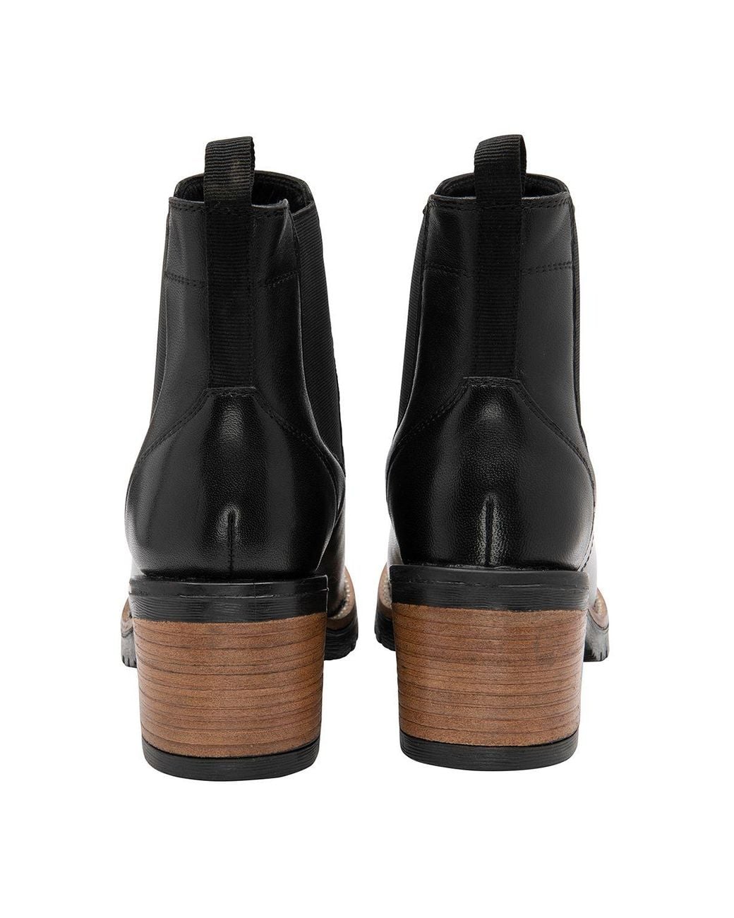 Ravel Black 'Bray' Leather Ankle Boots