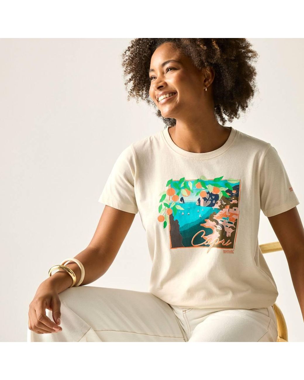 Regatta Green Filandra Ix Short Sleeved Graphic T-Shirt