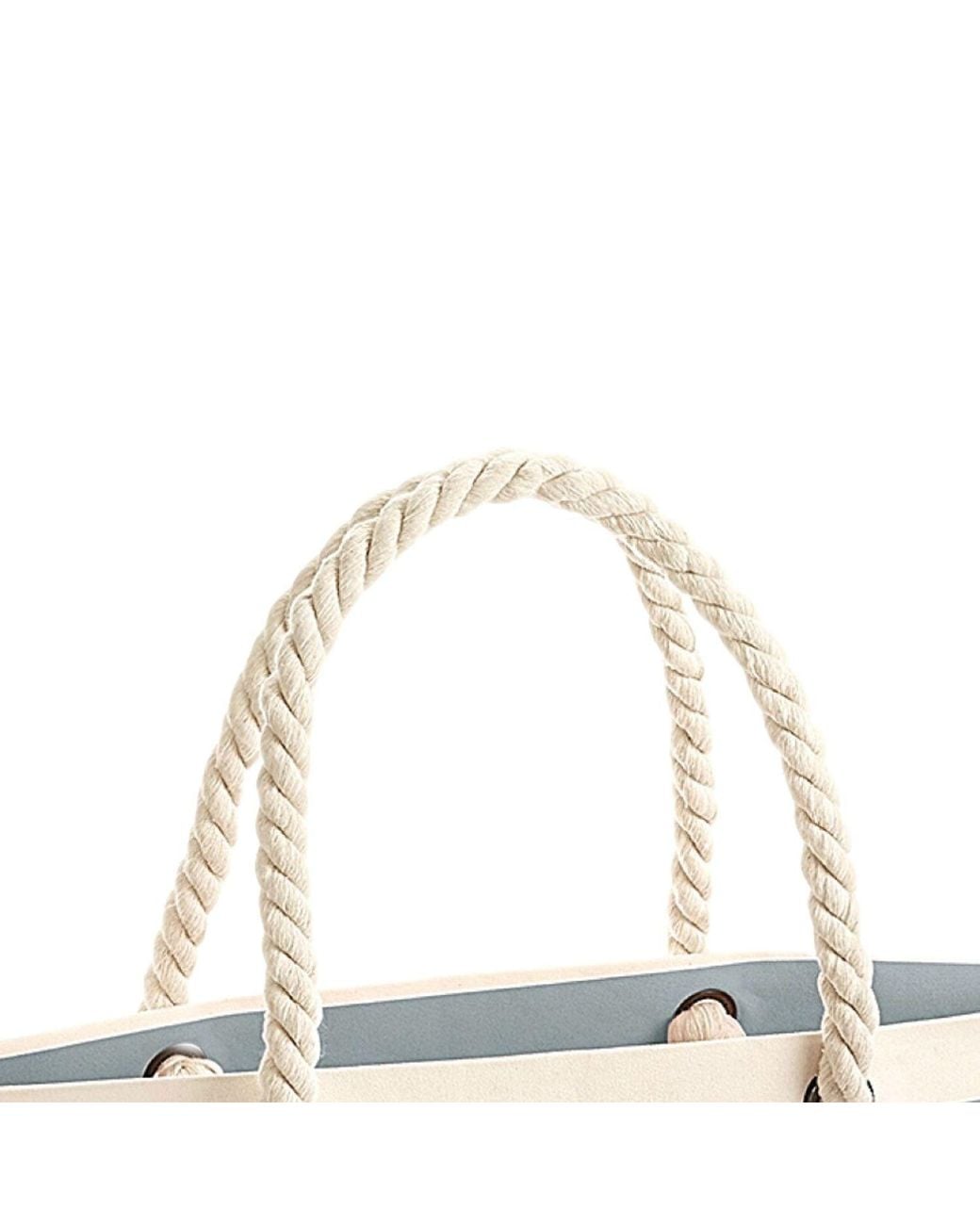 Westford Mill Metallic Boardwalk Striped Tote Bag