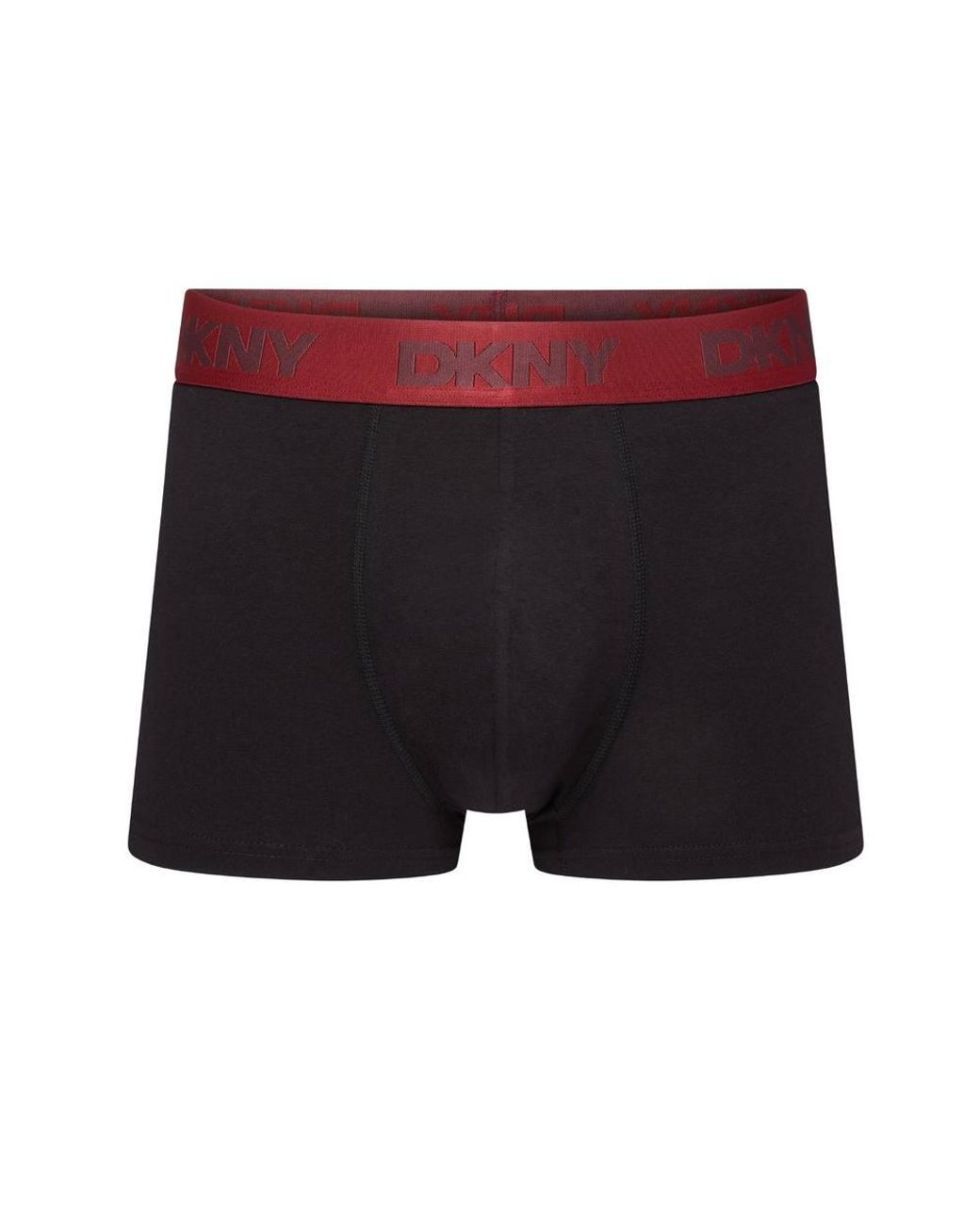 DKNY Black 3 Pack Dothan Trunks for men