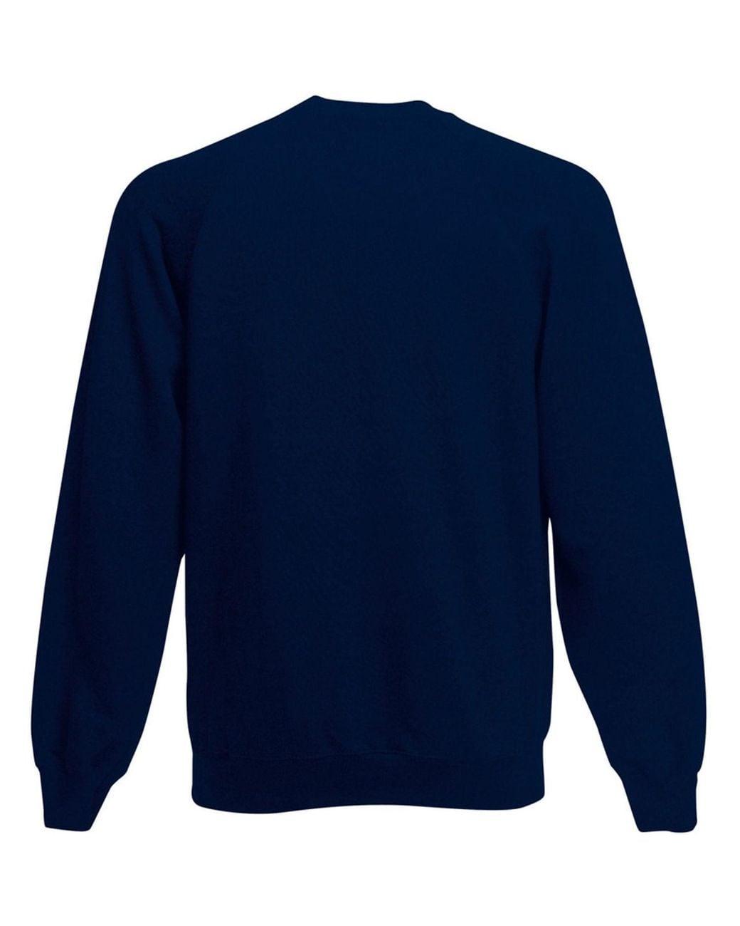Fruit Of The Loom Blue Raglan Sleeve Belcoro Sweatshirt for men