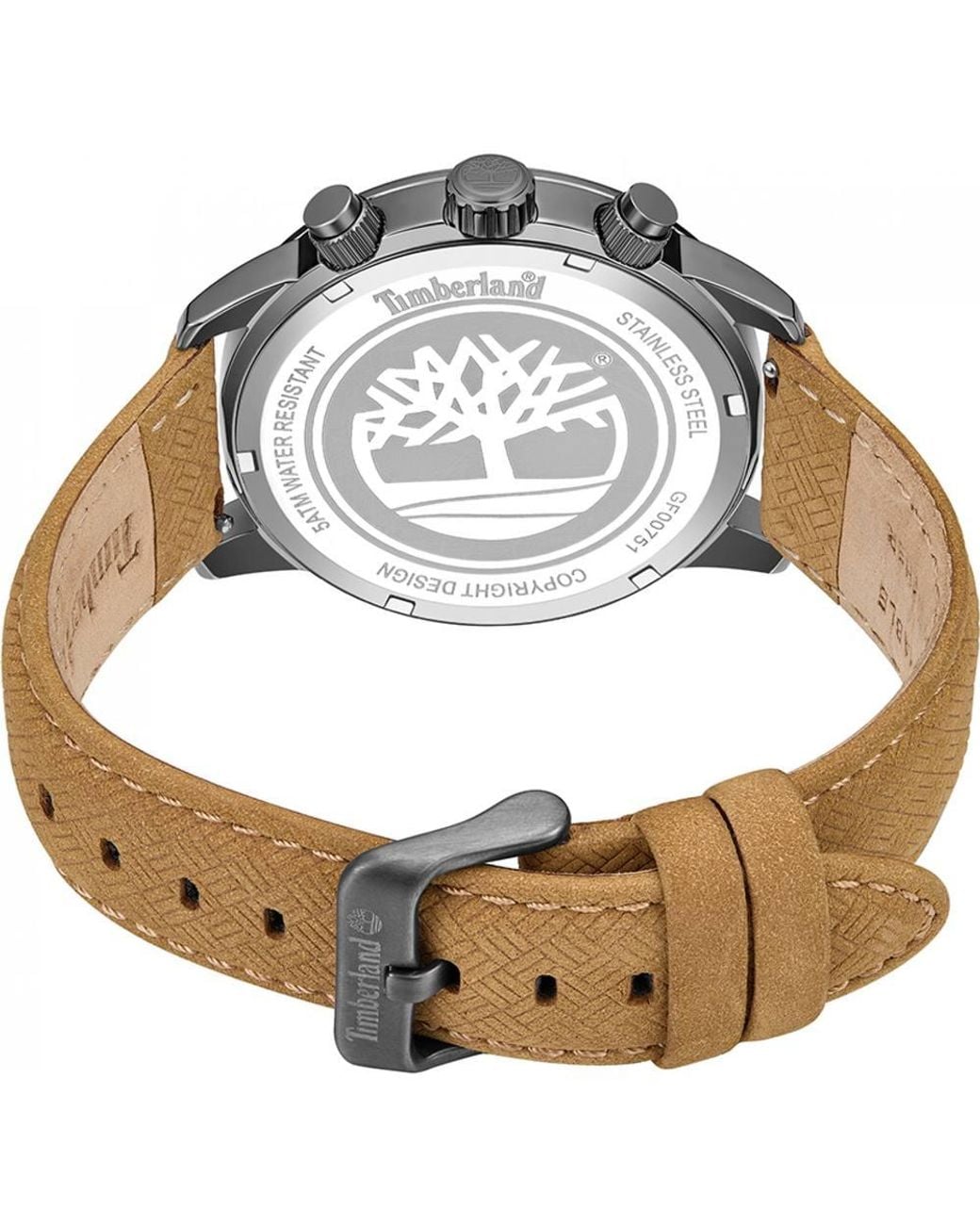 Timberland Gray Tdwgf0075102 Raynham 44Mm Quartz Watch for men