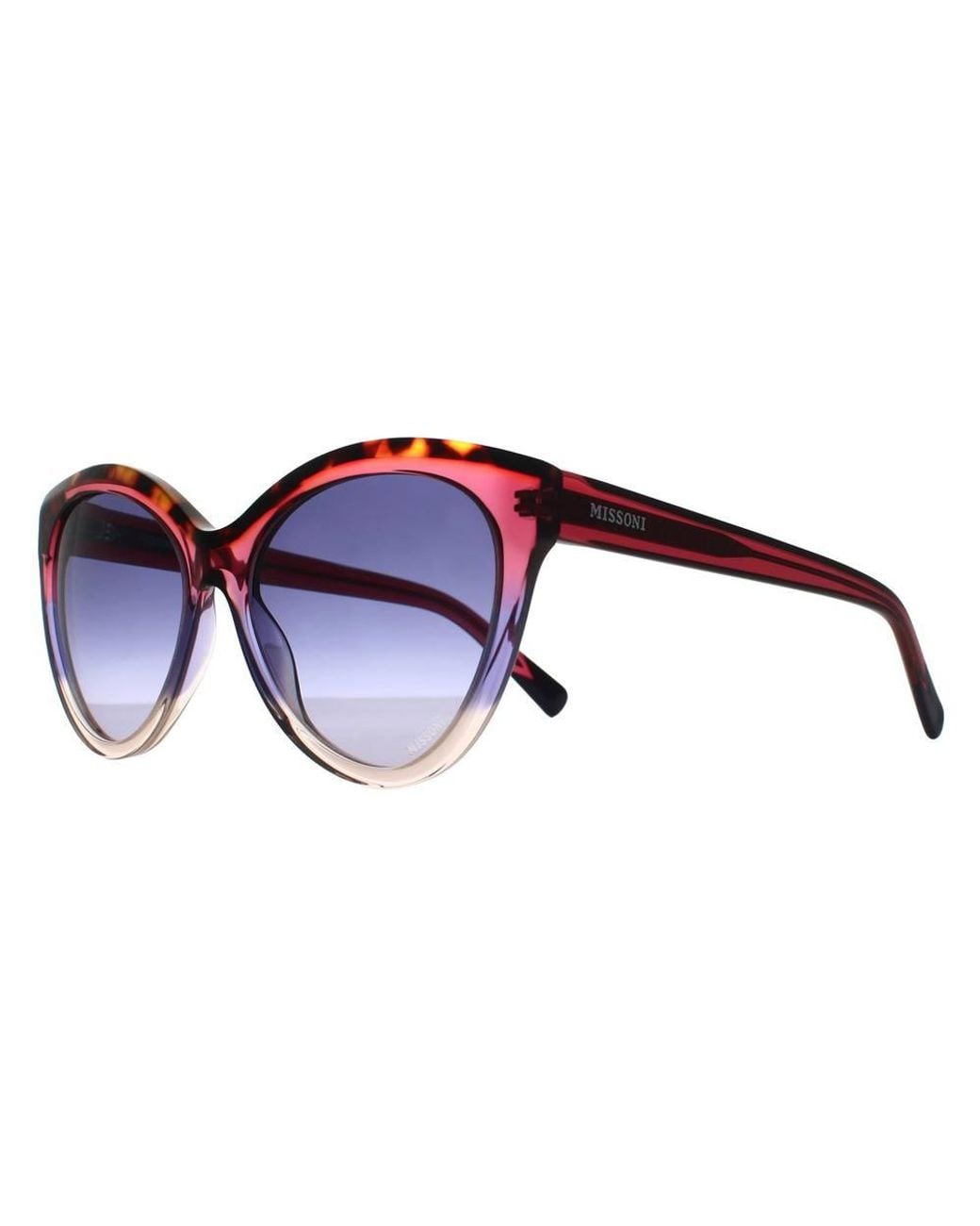 Missoni Blue Cat Eye Transparent Faded Dark Gradient Mis 0088/S