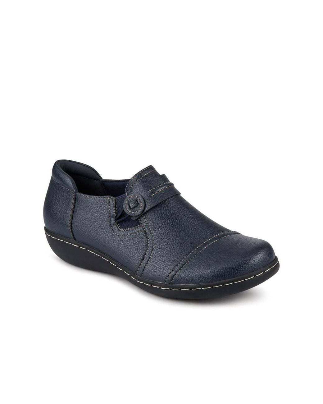Pavers Blue Smart Elasticated Slip-On Shoes