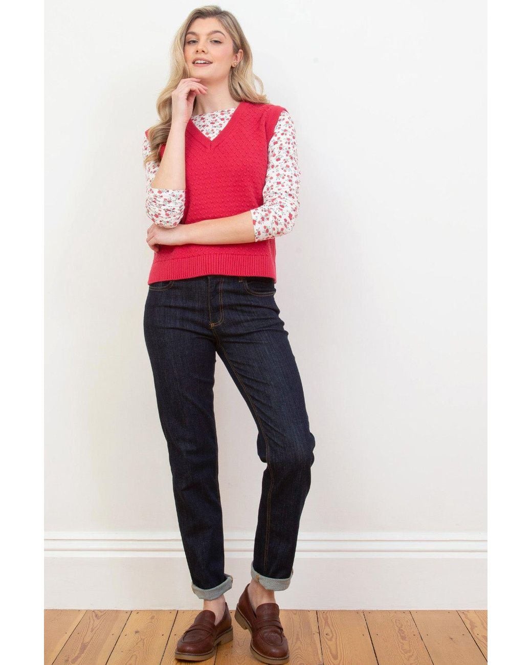 Kite Pink Tarrant Jersey Top Rosey Posey
