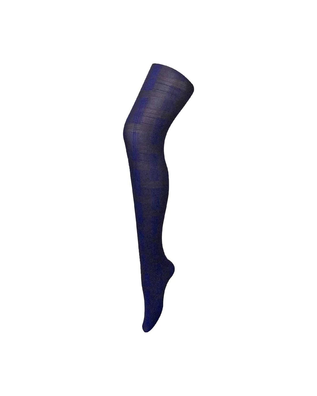 Sock Snob Blue 1 Pack Coloured 80 Denier Opaque Patterned Soft Tights