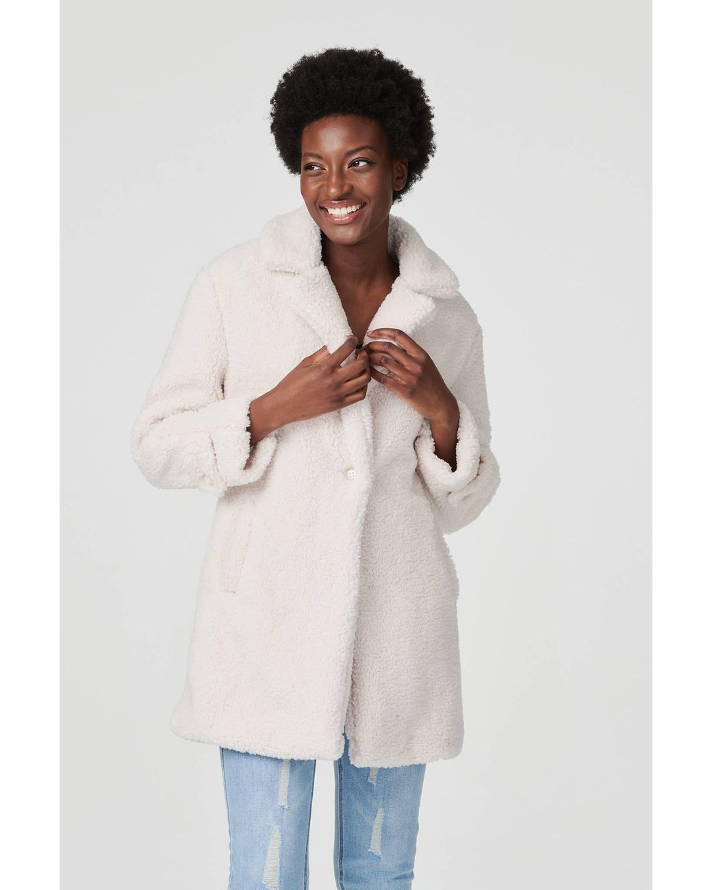 Debenhams deals teddy coat