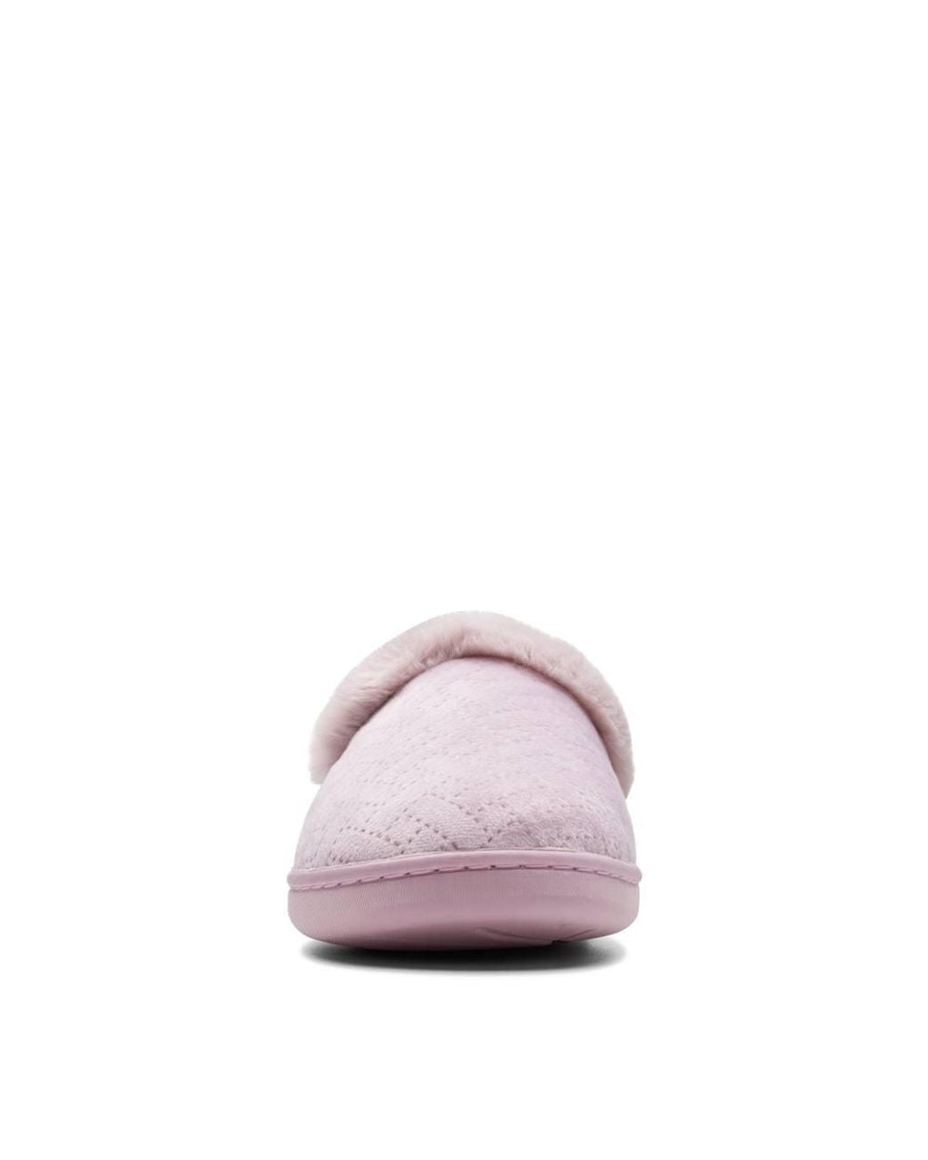 Clarks Pink Twyla Star Lilac Slippers, Slip Ons