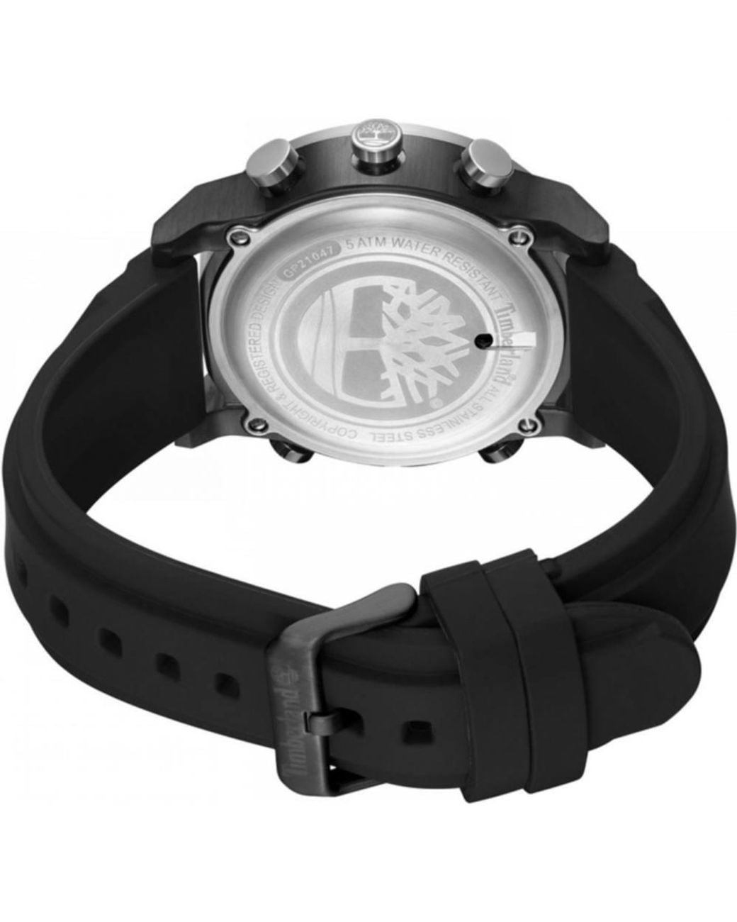 Timberland Black Tdwgp2104704 45Mm Quartz Watch for men