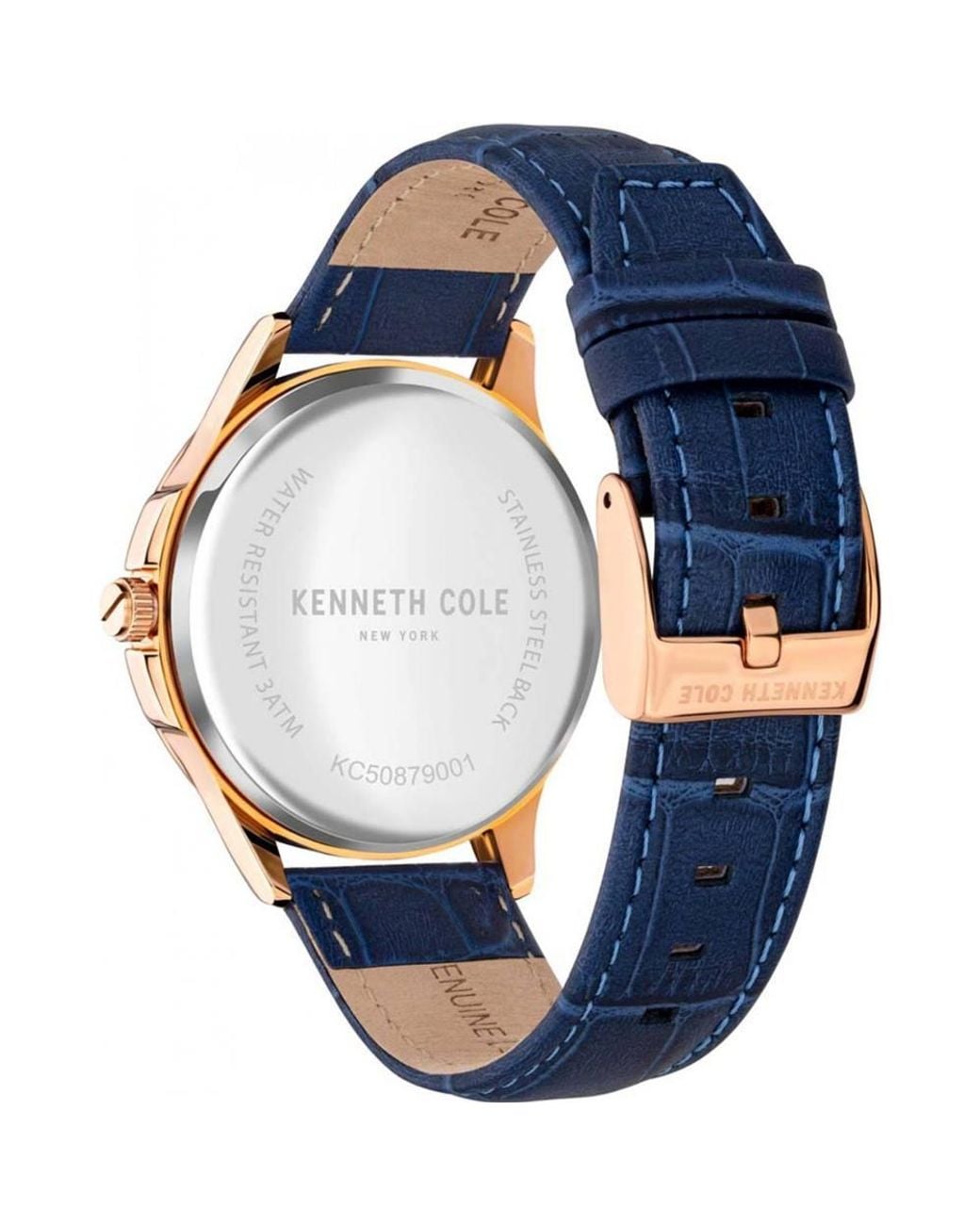 Kenneth Cole Blue Kc50879001 Classic 40Mm Quartz Watch for men