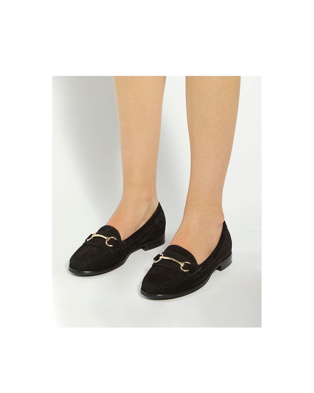 Dune Black Wide Fit 'Glenny' Loafers
