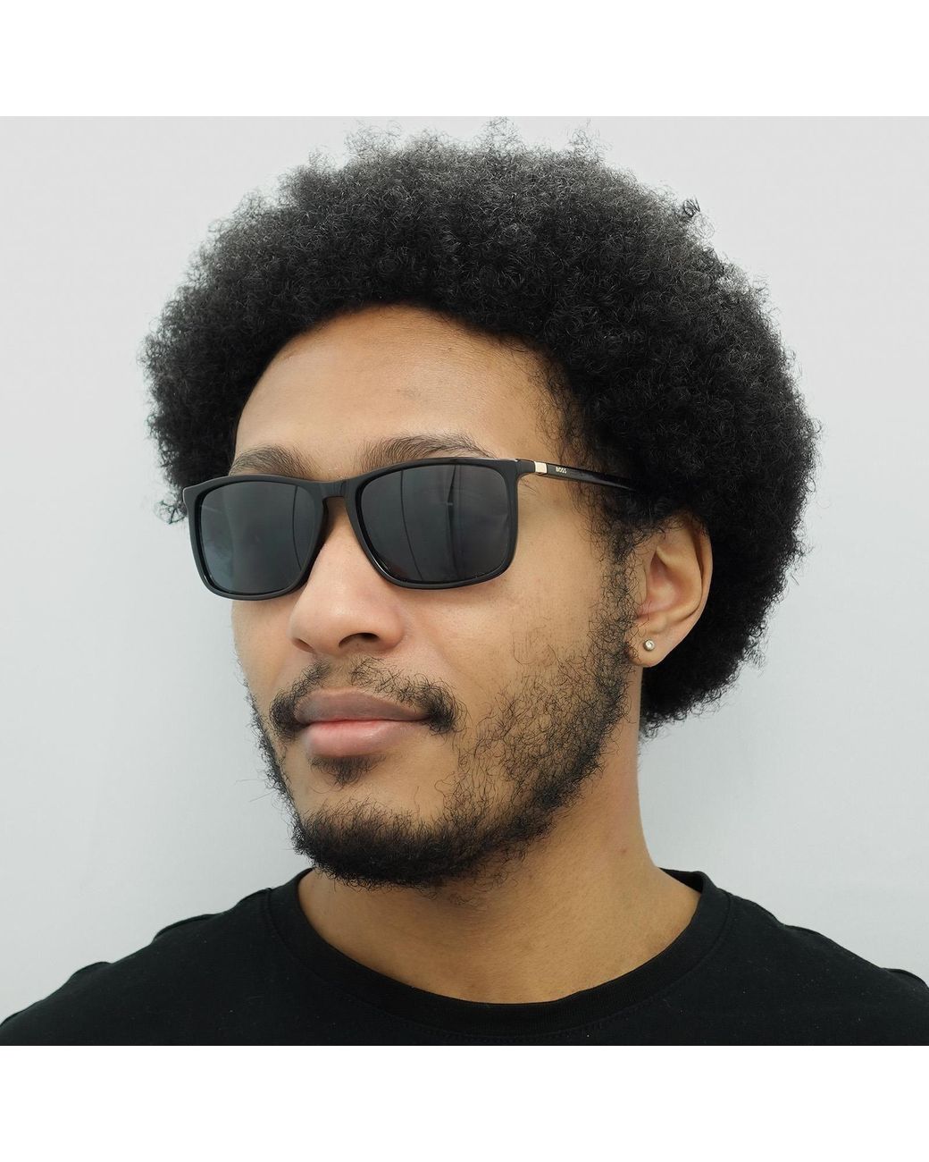 Boss Black Square Sunglasses for men