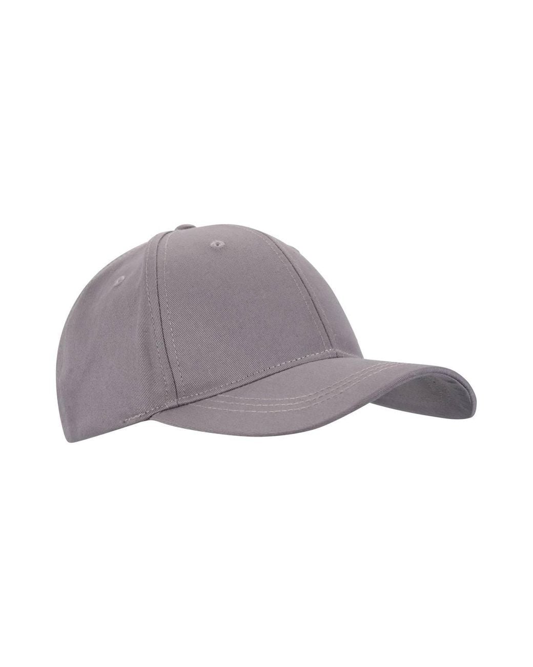 Mountain Warehouse Gray Lightweight Breathable Adjustable Cotton Baseball Cap With Sweatband for men