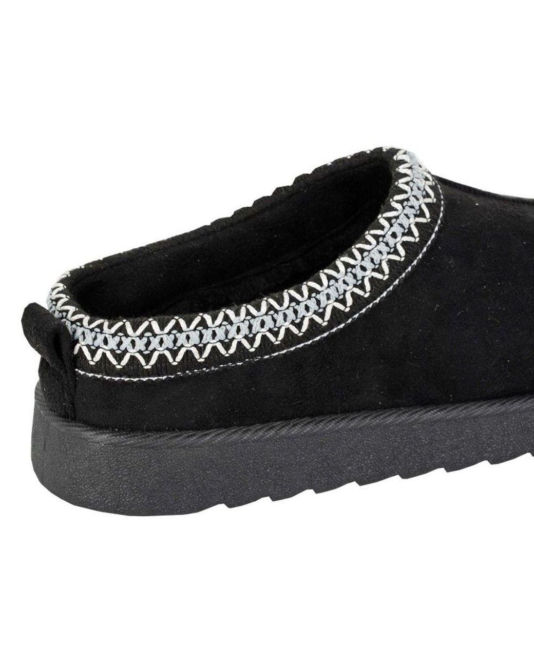 Cipriata Black Dana Microsuede Mule Slippers