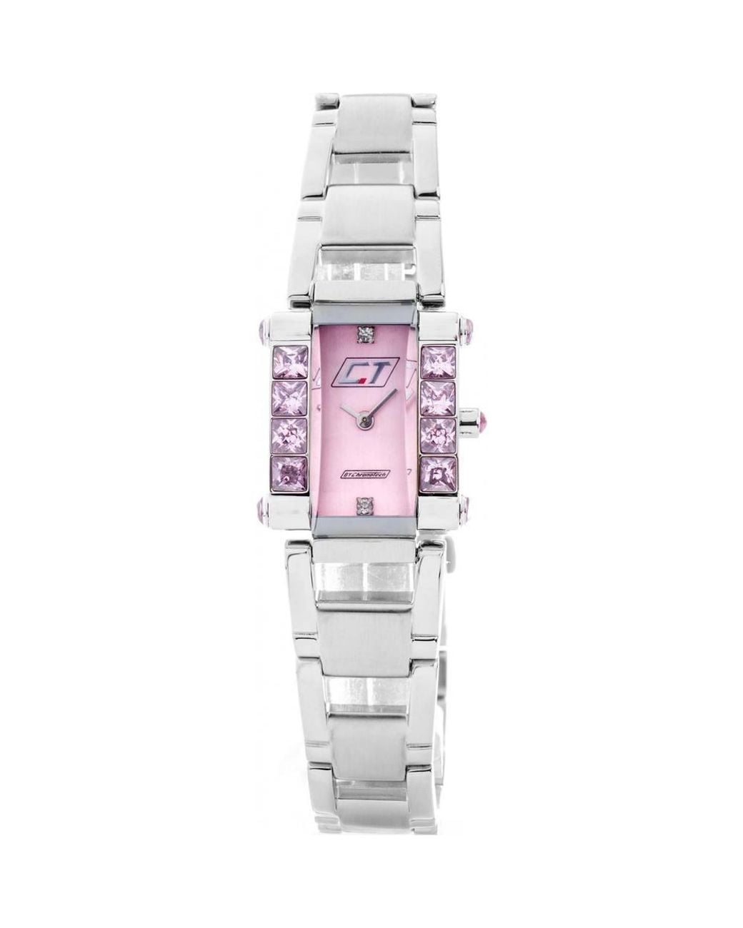 Chronotech Metallic Cc7040Ls-07M 20Mm Quartz Watch