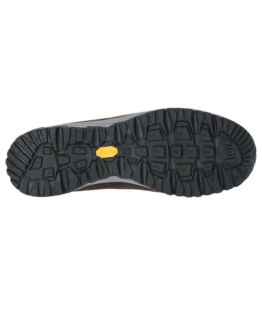 Trespass Brown Falark Vibram Leather Walking Shoe for men