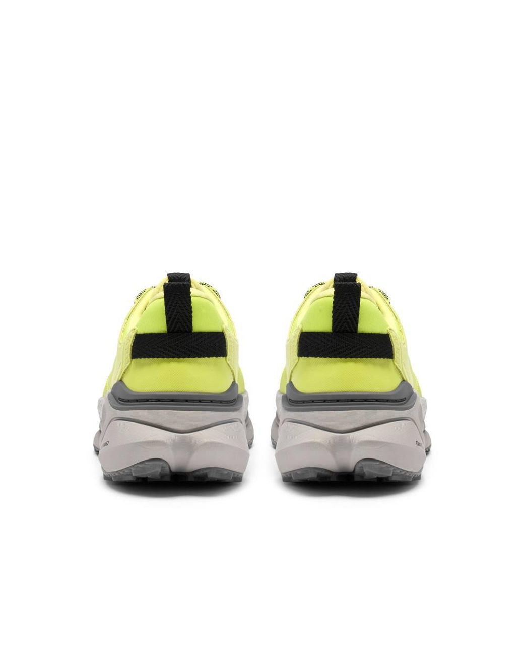 Clarks Yellow Pace Trail Go Waterproof Lime Combination Trainers, Walking for men