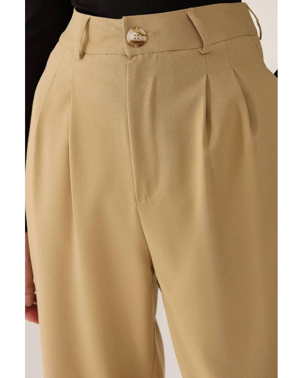 Hiccup Natural High Waist Straight Leg Pants
