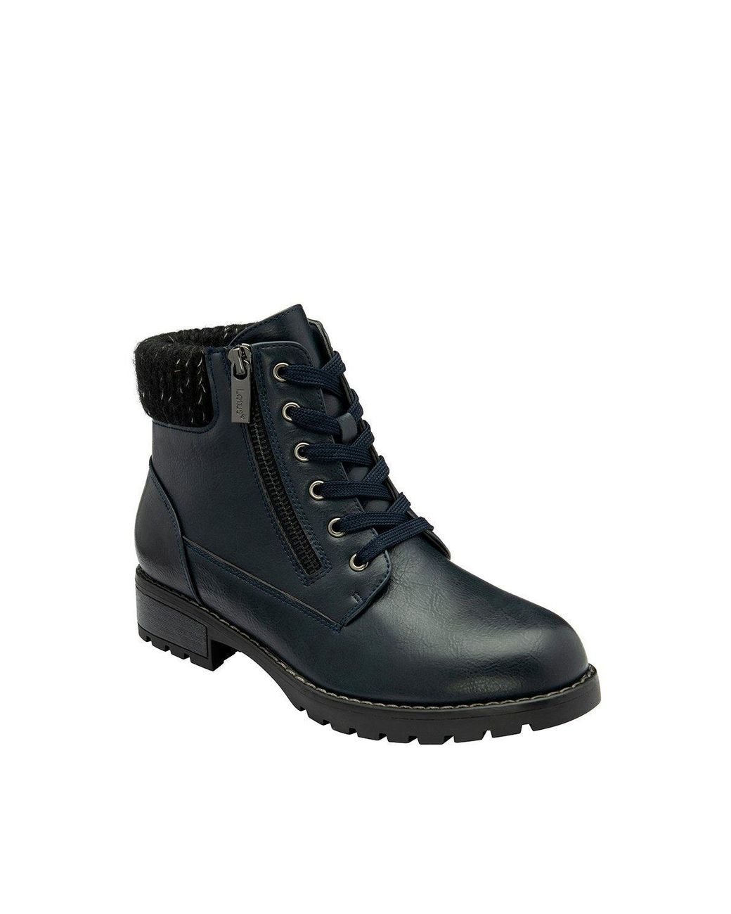 Lotus lace up ankle boots 2025