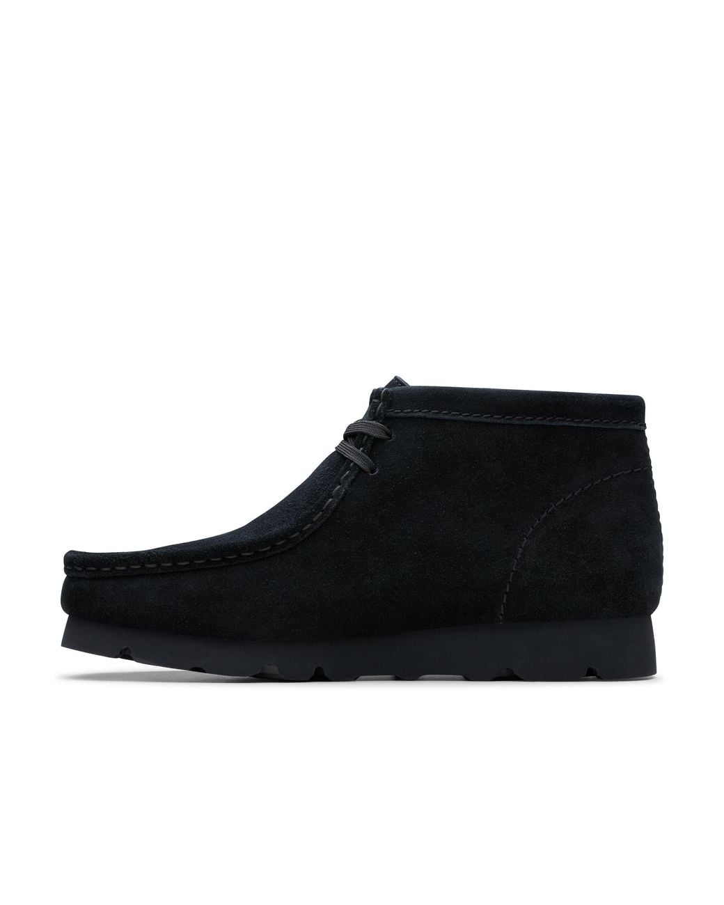 Clarks Black Wallabee Boot Gore-Tex Suede Ankle Boots, Wallabee, Lace Up for men