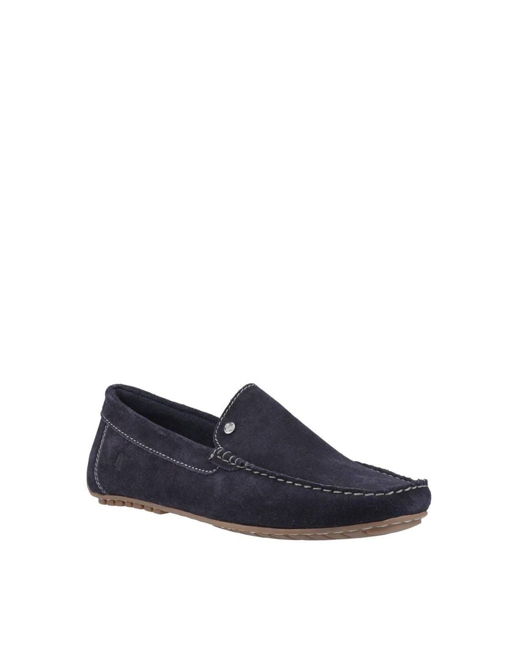 Hush Puppies Blue Ralph Suede Shoe for men
