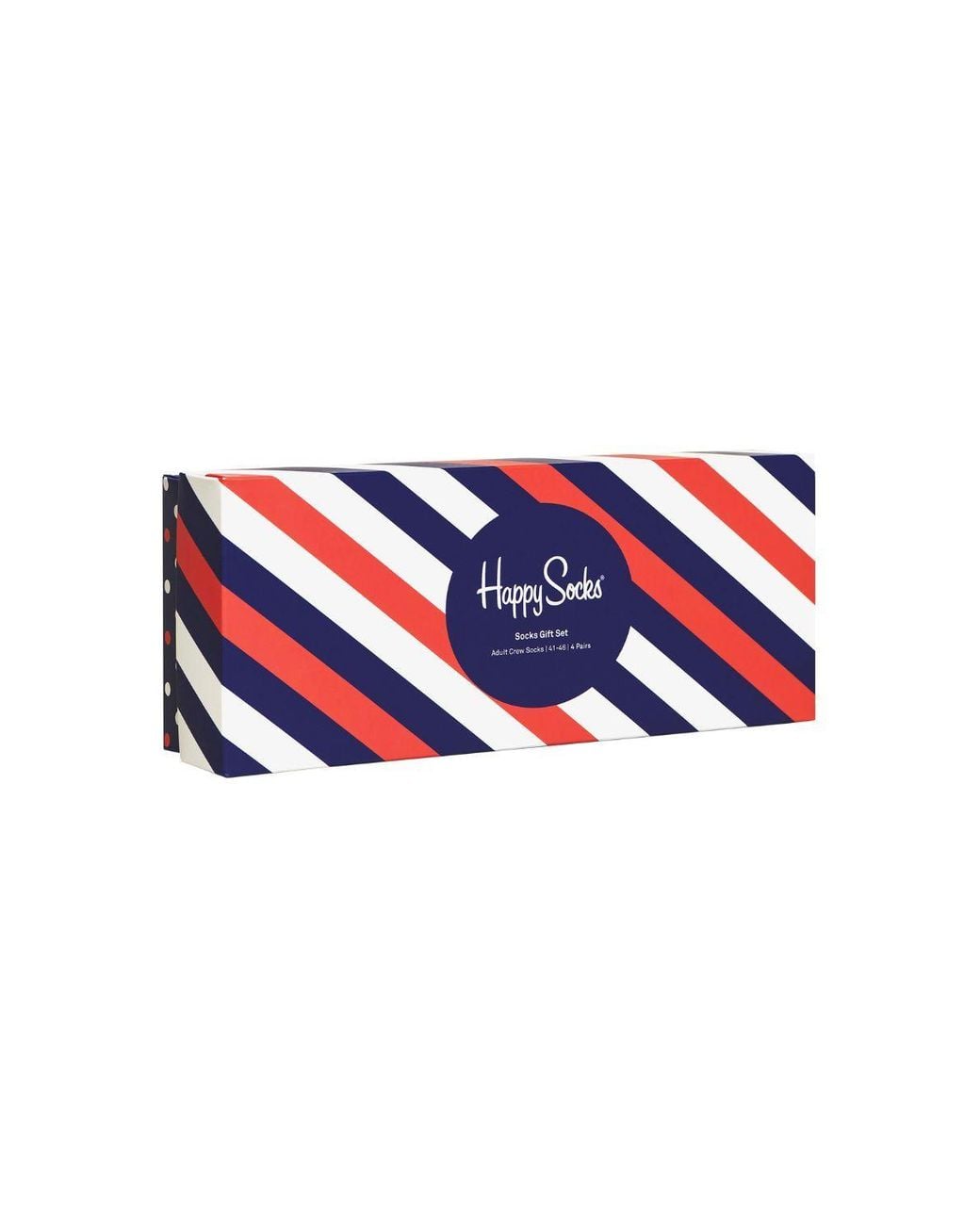 Happy Socks Red 4 Pack & Design Classic Socks Gift Set for men