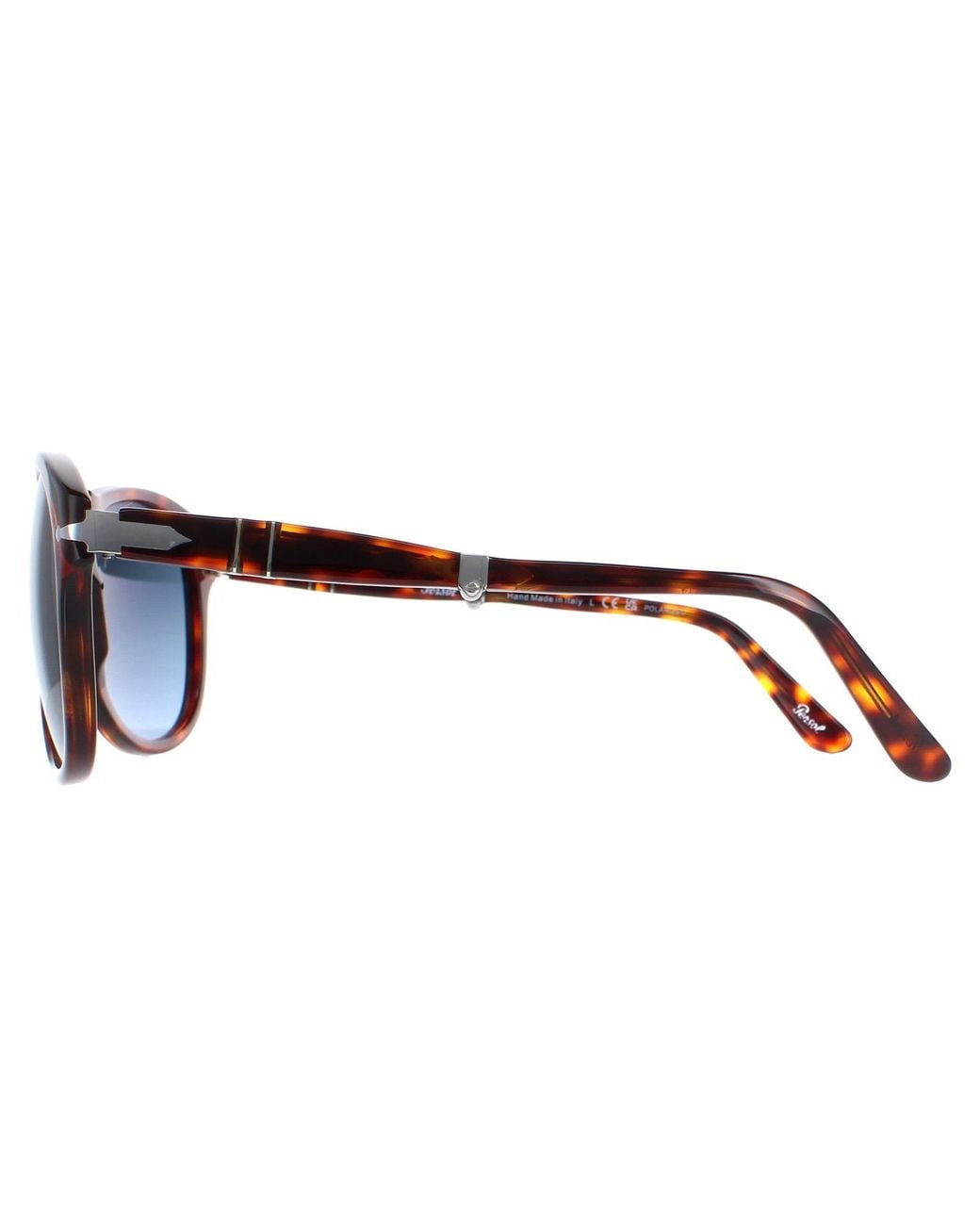 Persol Blue Aviator Havana Gradient Polarized Sunglasses for men