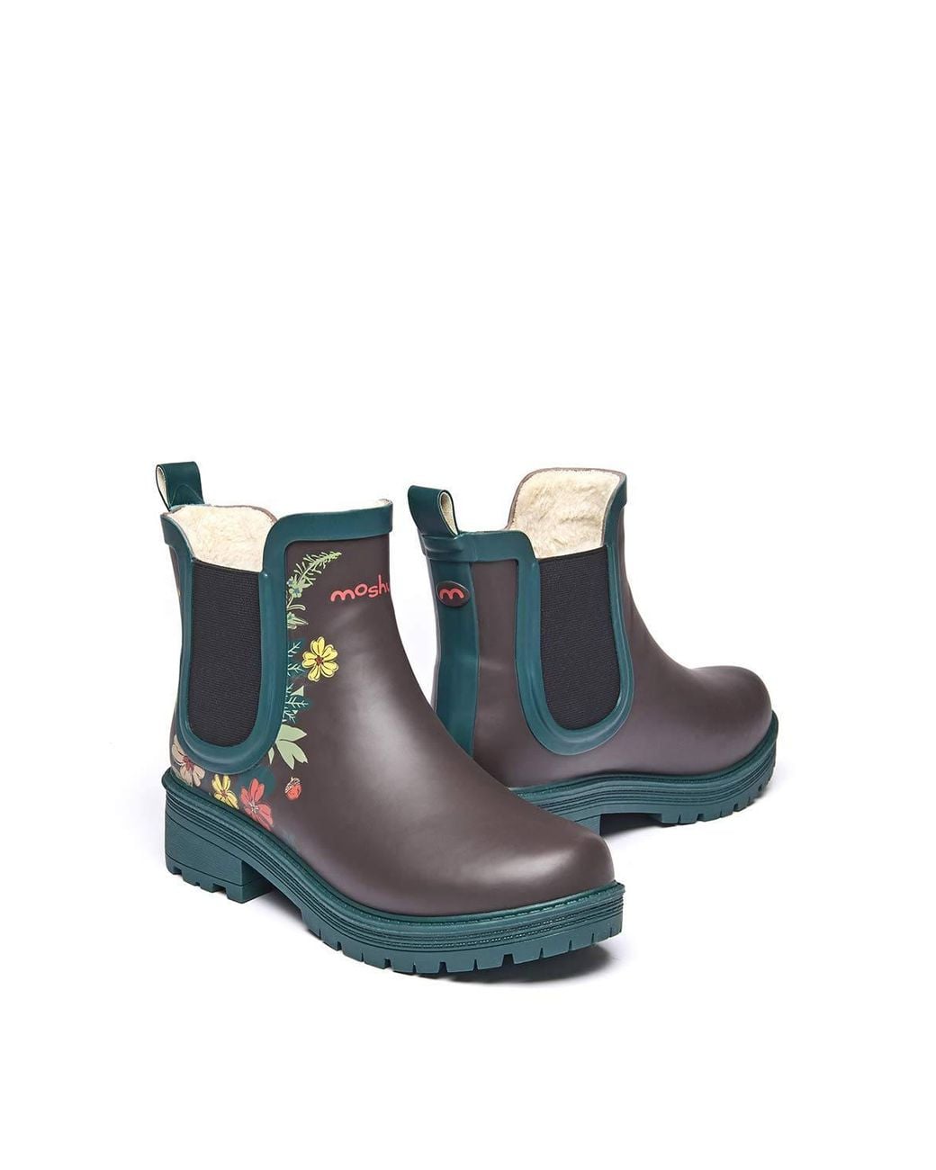 Moshulu Blue 'Tide' Cosy Lined Short Wellies
