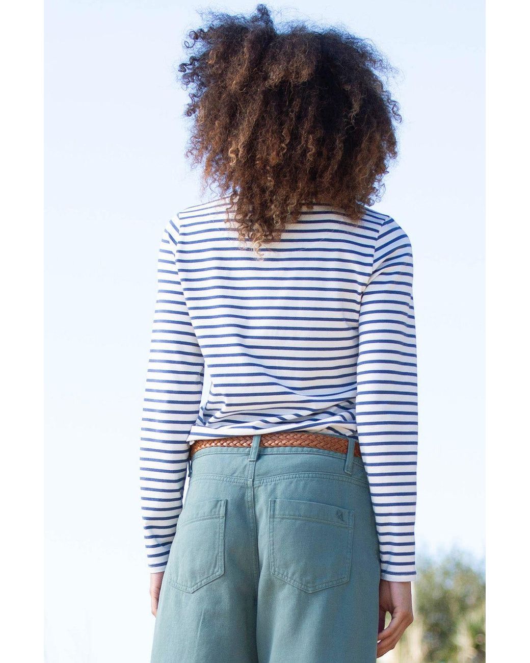 Kite Blue Tarrant Jersey Top Stripe