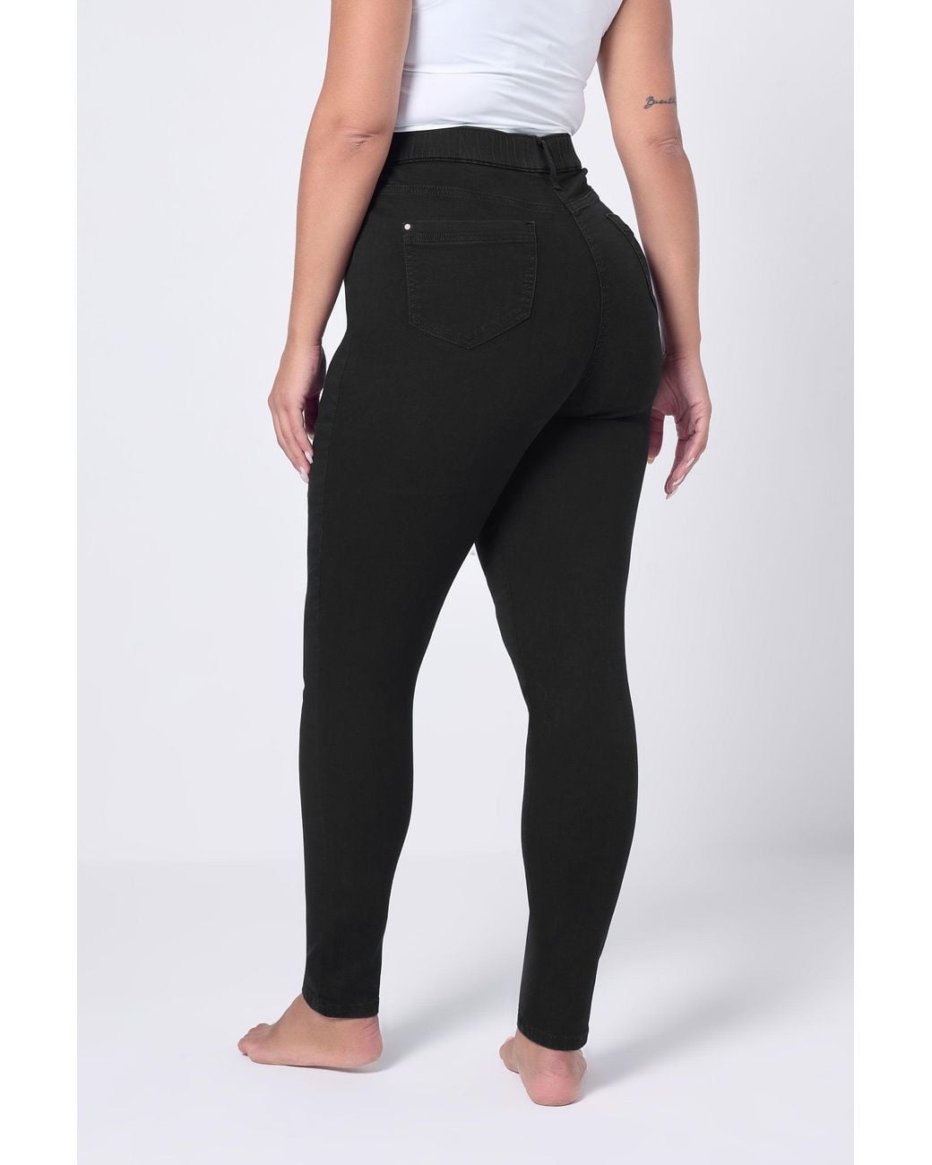 Yours Black Stretch Skinny Ava Jeans