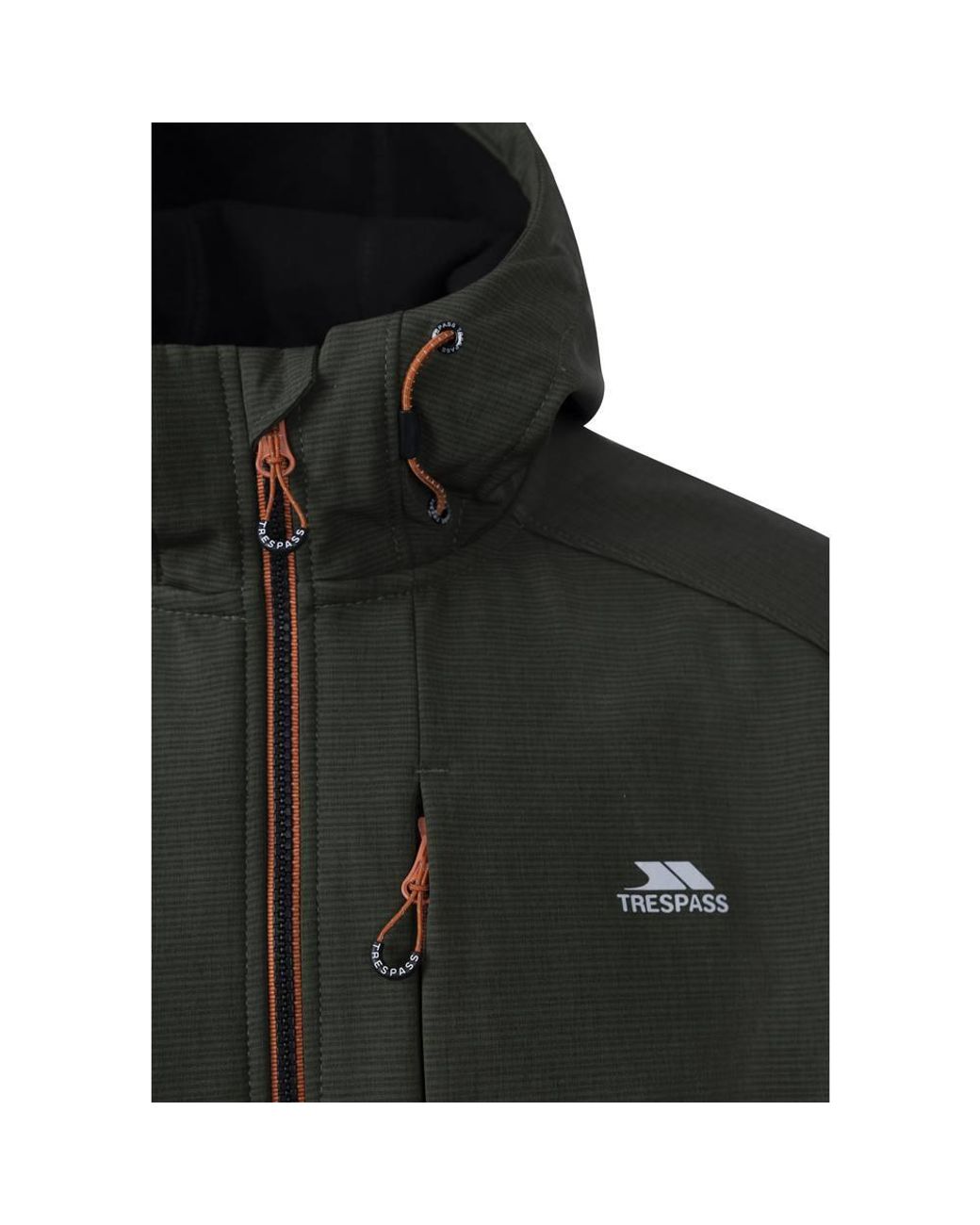 Trespass Green Dante Soft Shell Jacket for men