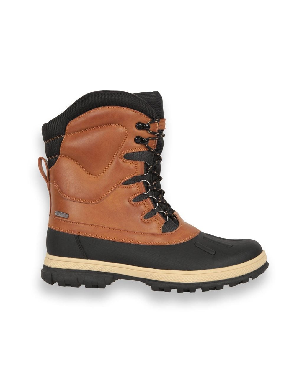 Mountain Warehouse Brown 'Arctic' Waterproof Breathable Non Slip Thermal Winter Snow Boots for men