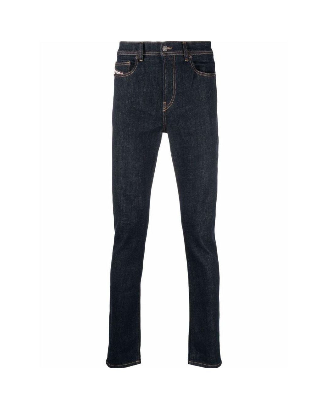 DIESEL Blue 1983 Denim Dark Skinny Jeans for men