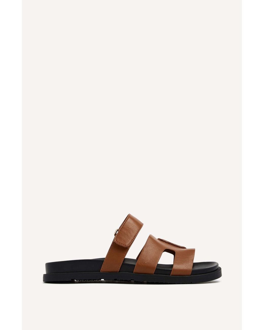 Linzi White Emmy Faux Leather Sandals