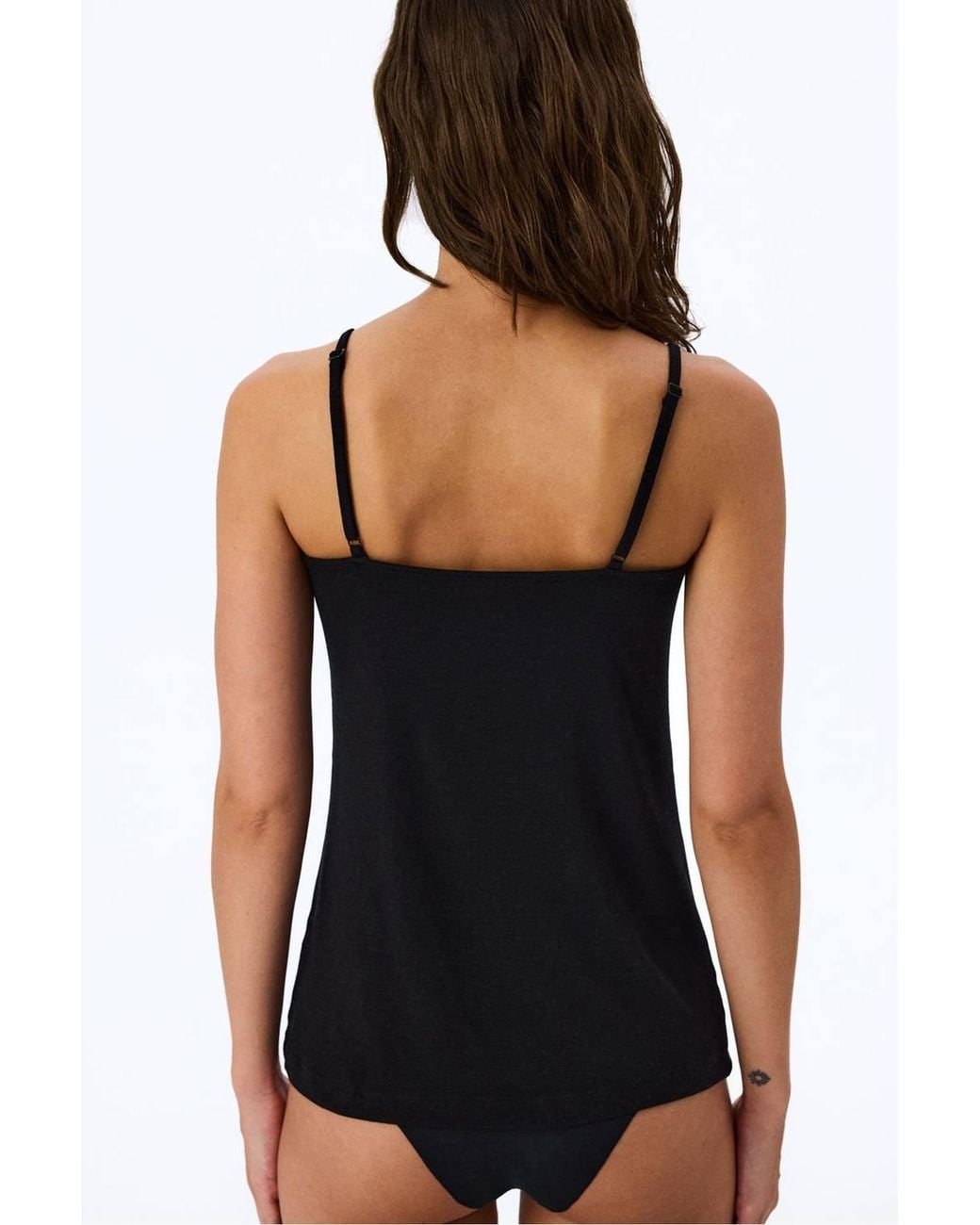 Penti Black Cashmere Thin Strap Tank Top