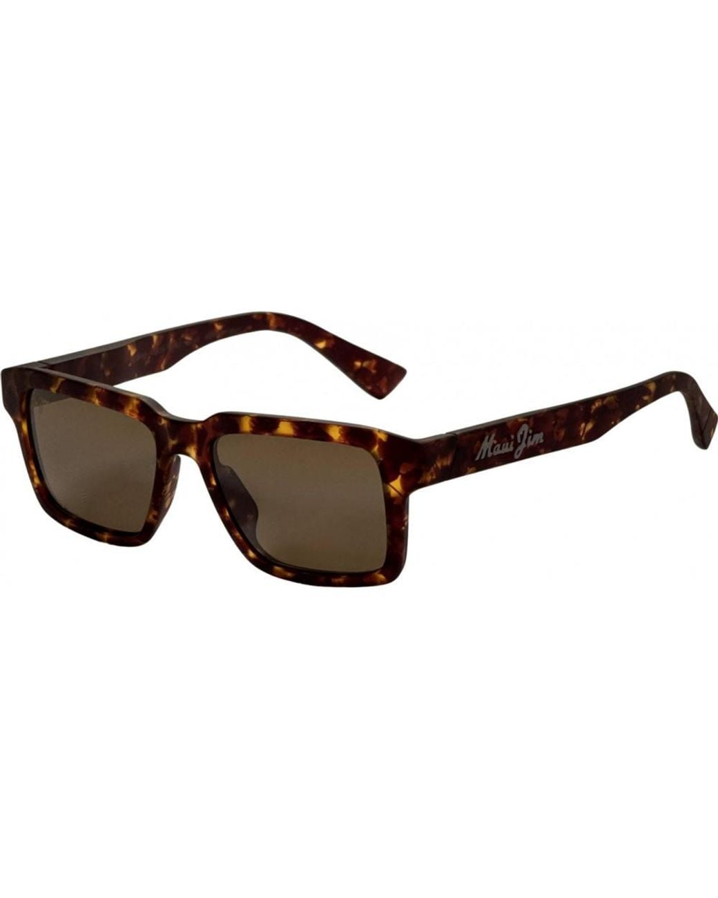 Maui Jim Brown Mj0635S-002 Kahiko Square/Rectangle Sunglasses for men