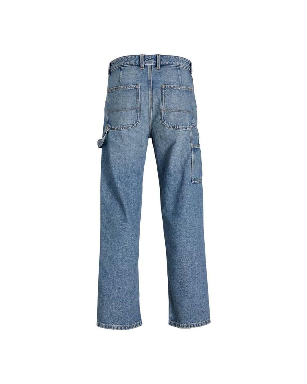 Jack & Jones Blue Eddie Carpenter Relaxed Fit Jeans for men