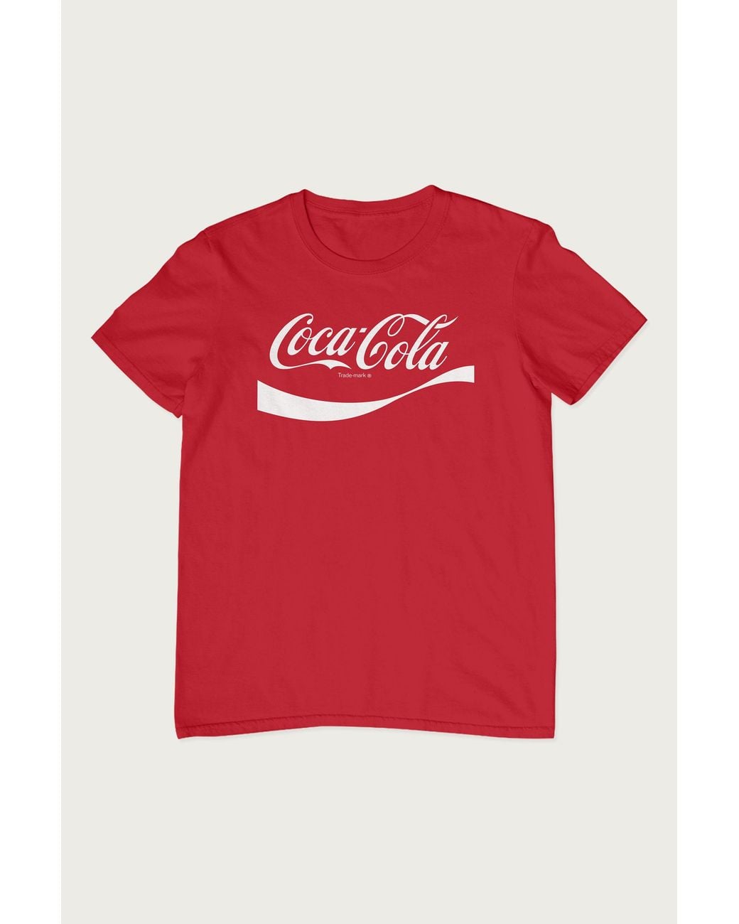 Coca Cola Red 1941 Wave Logo T-Shirt for men
