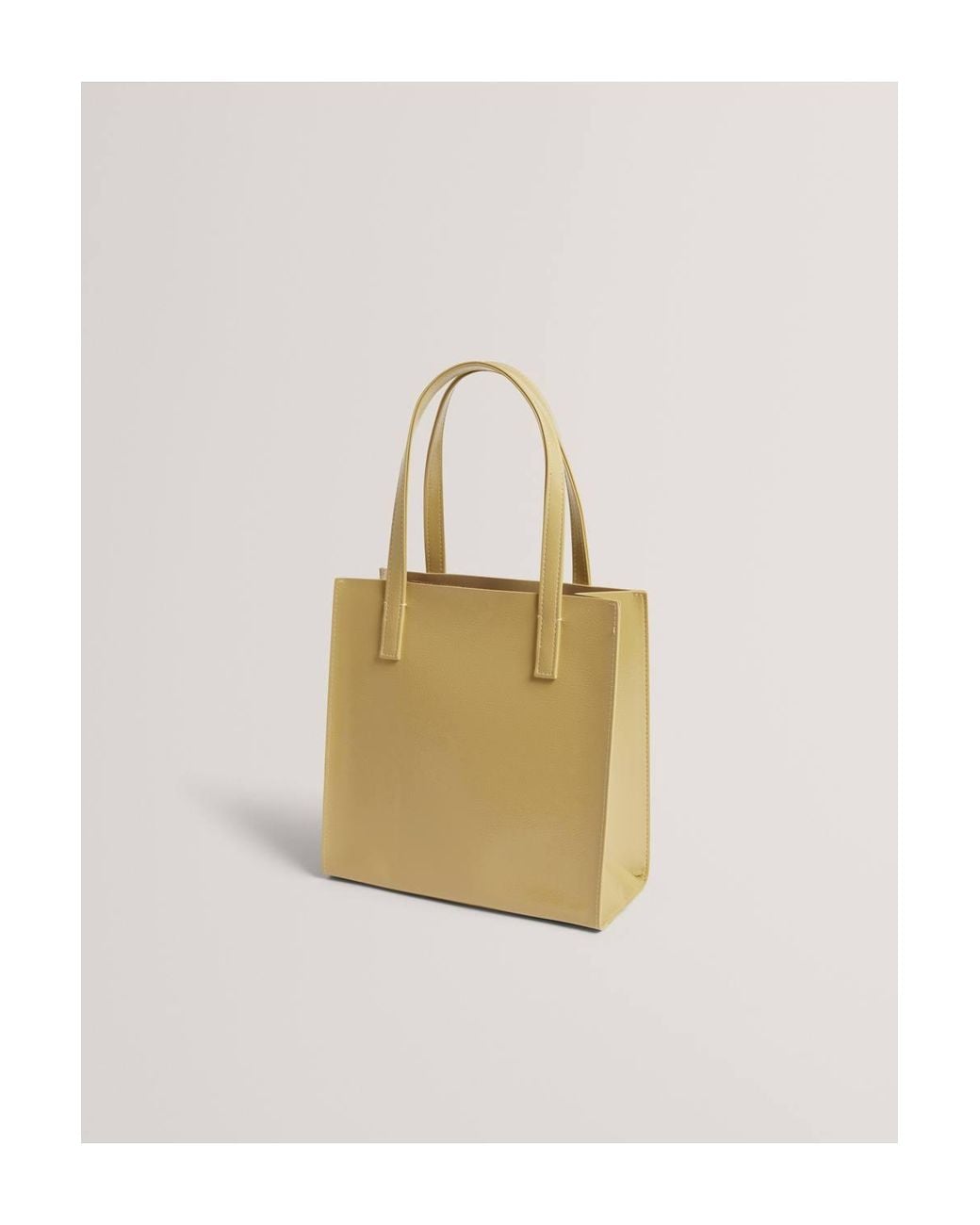 Ted Baker Yellow Crinkle Small Icon Bag