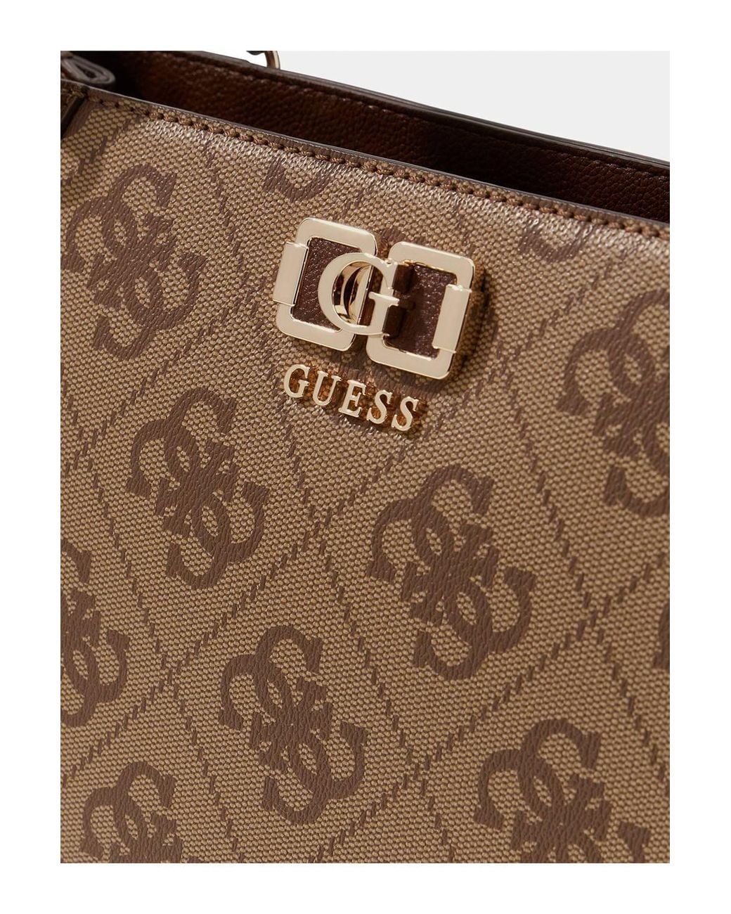 Guess Brown Karnilla Logo Gfriend Carryall